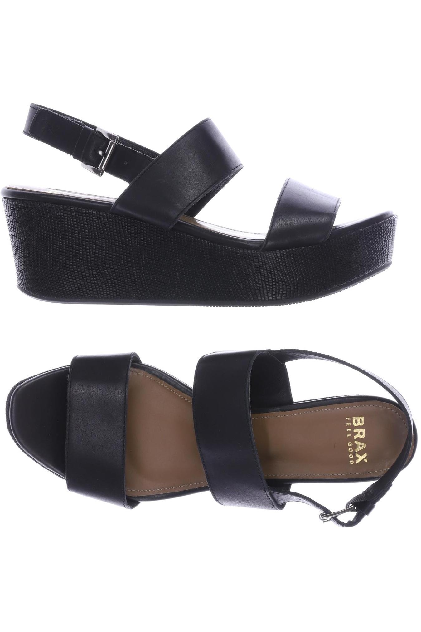 

Brax Damen Sandale, schwarz, Gr. 41