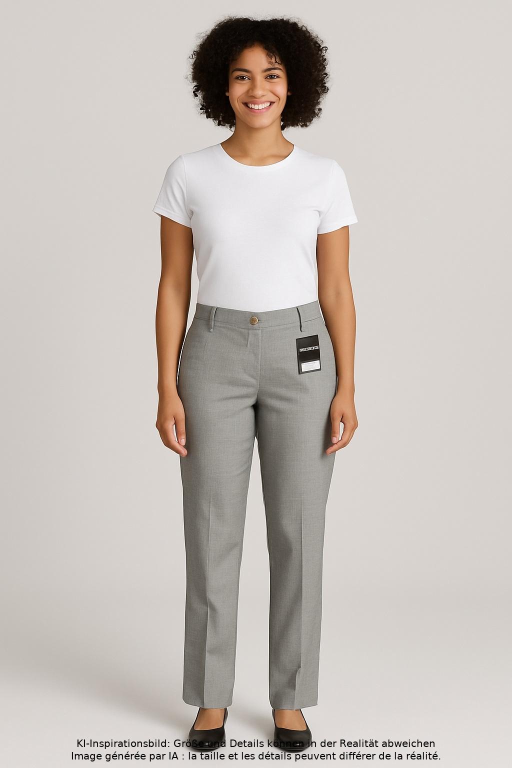 

Brax Damen Stoffhose, grau, Gr. 31