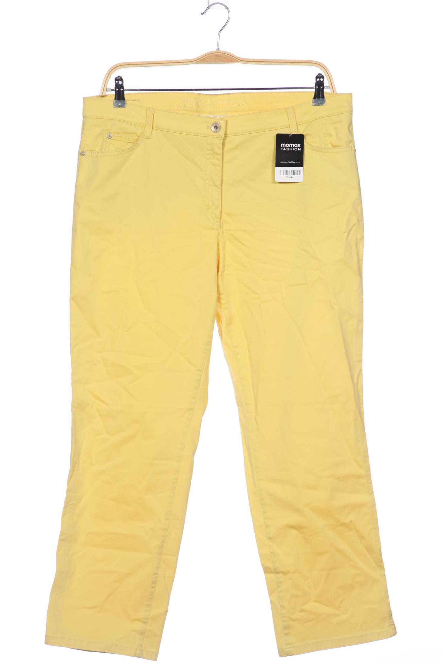 

Brax Damen Stoffhose, gelb, Gr. 48