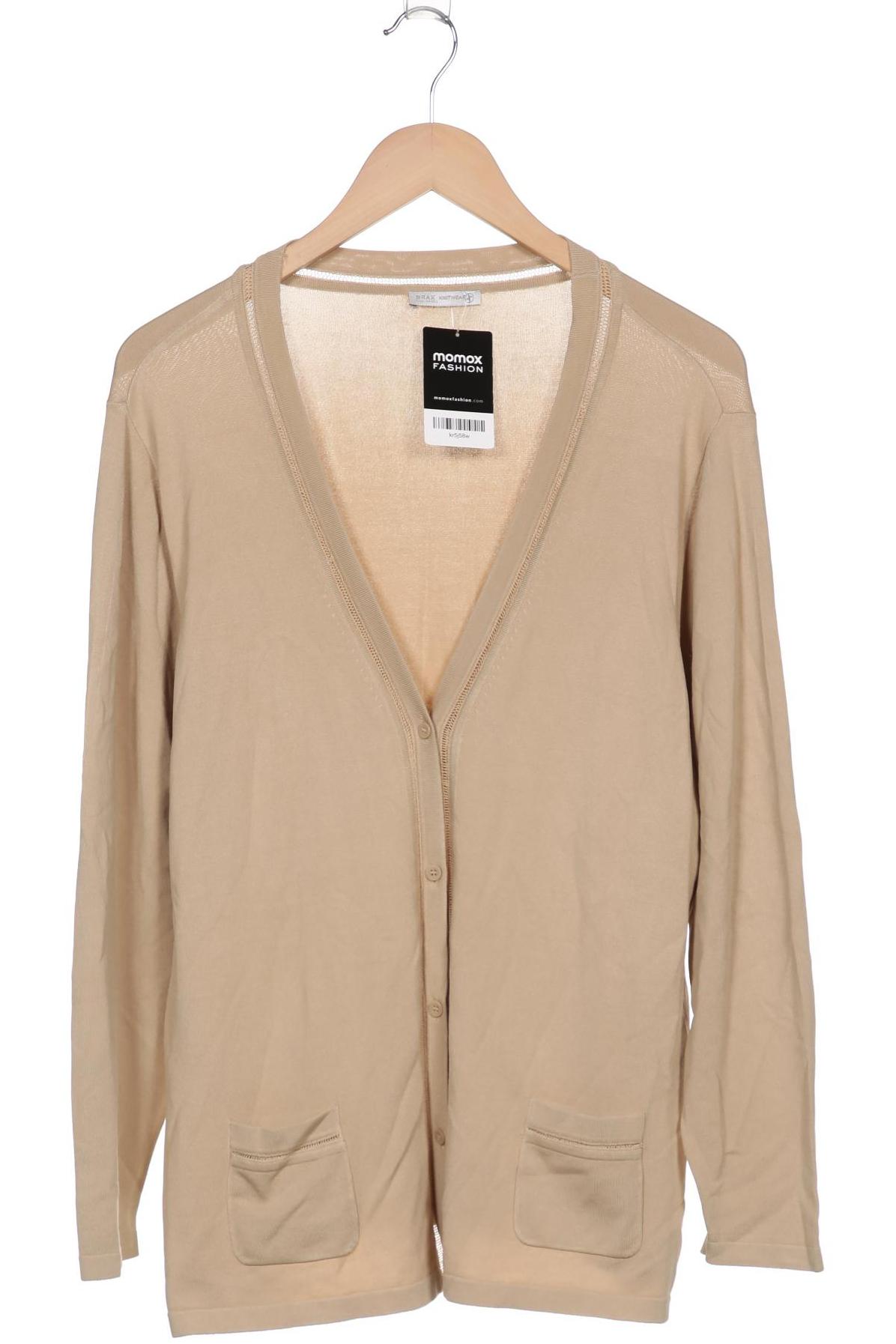 

Brax Damen Strickjacke, beige, Gr. 48