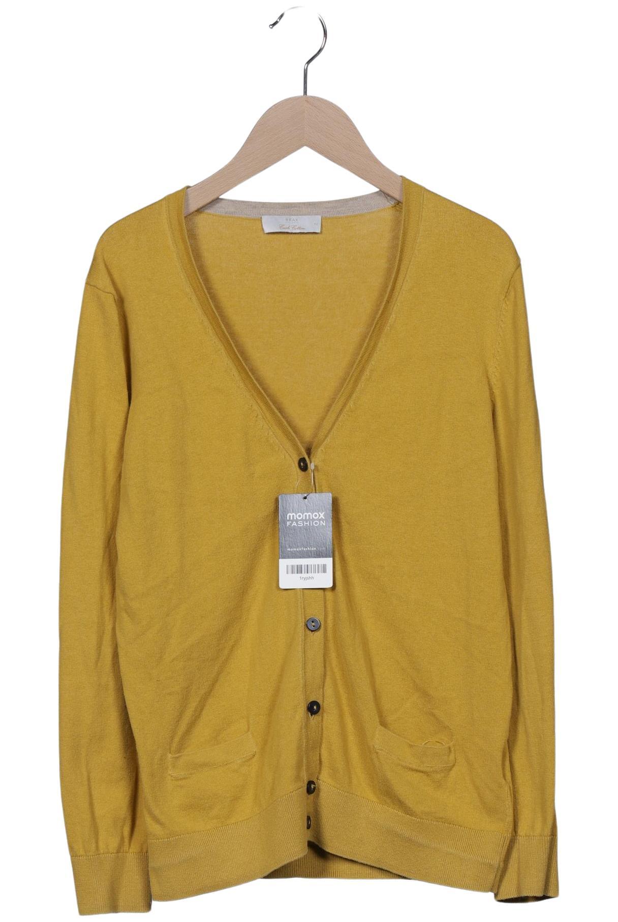

Brax Damen Strickjacke, gelb, Gr. 42