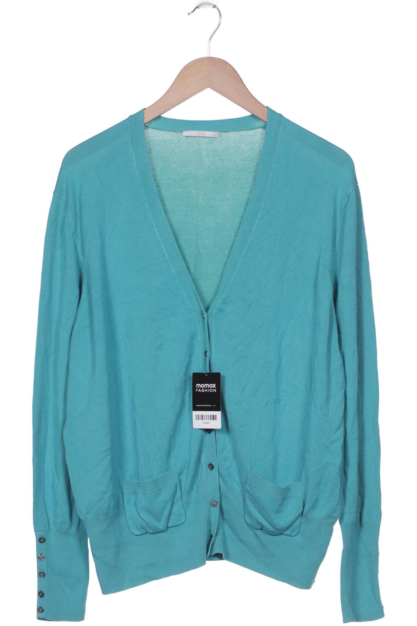 

Brax Damen Strickjacke, türkis, Gr. 48