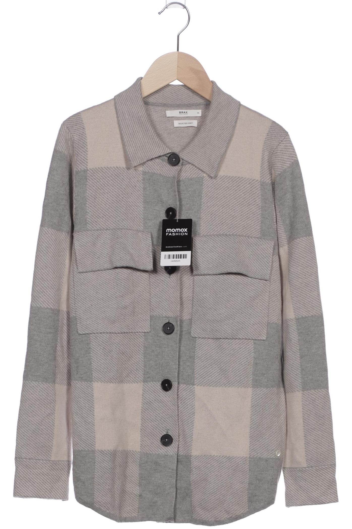 

Brax Damen Strickjacke, grau, Gr. 36