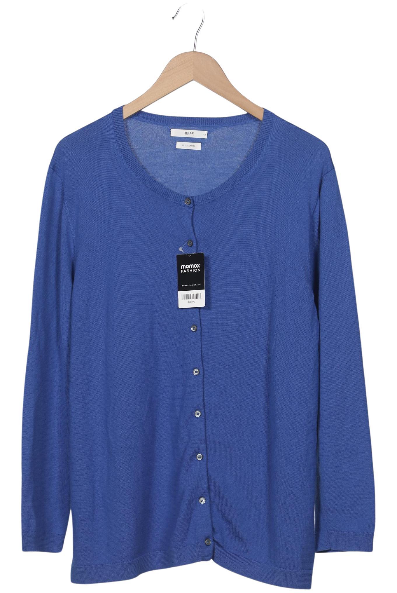 

Brax Damen Strickjacke, blau, Gr. 48