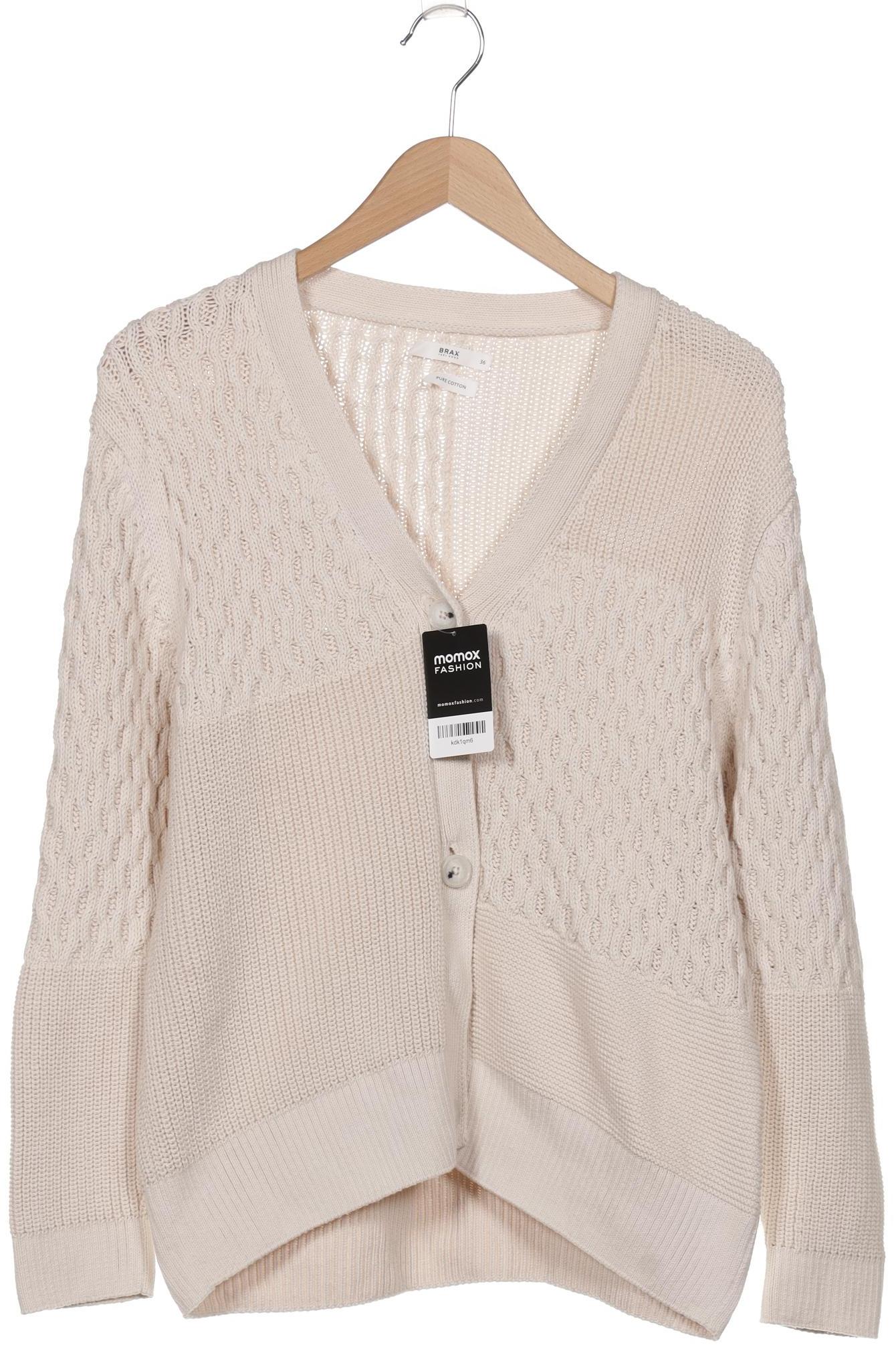 

Brax Damen Strickjacke, cremeweiß, Gr. 36