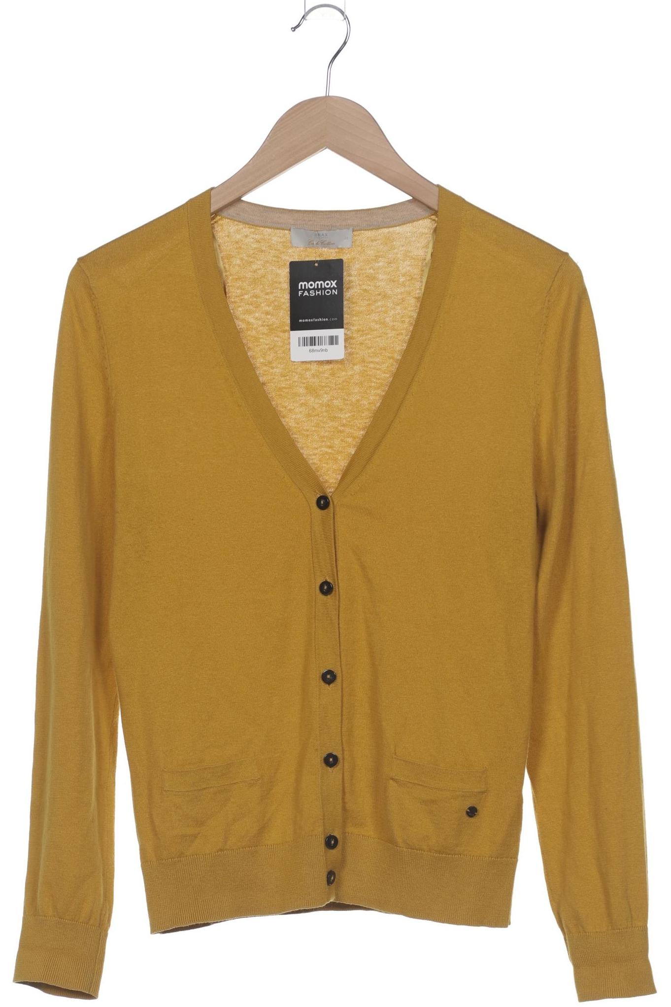 

Brax Damen Strickjacke, gelb, Gr. 38