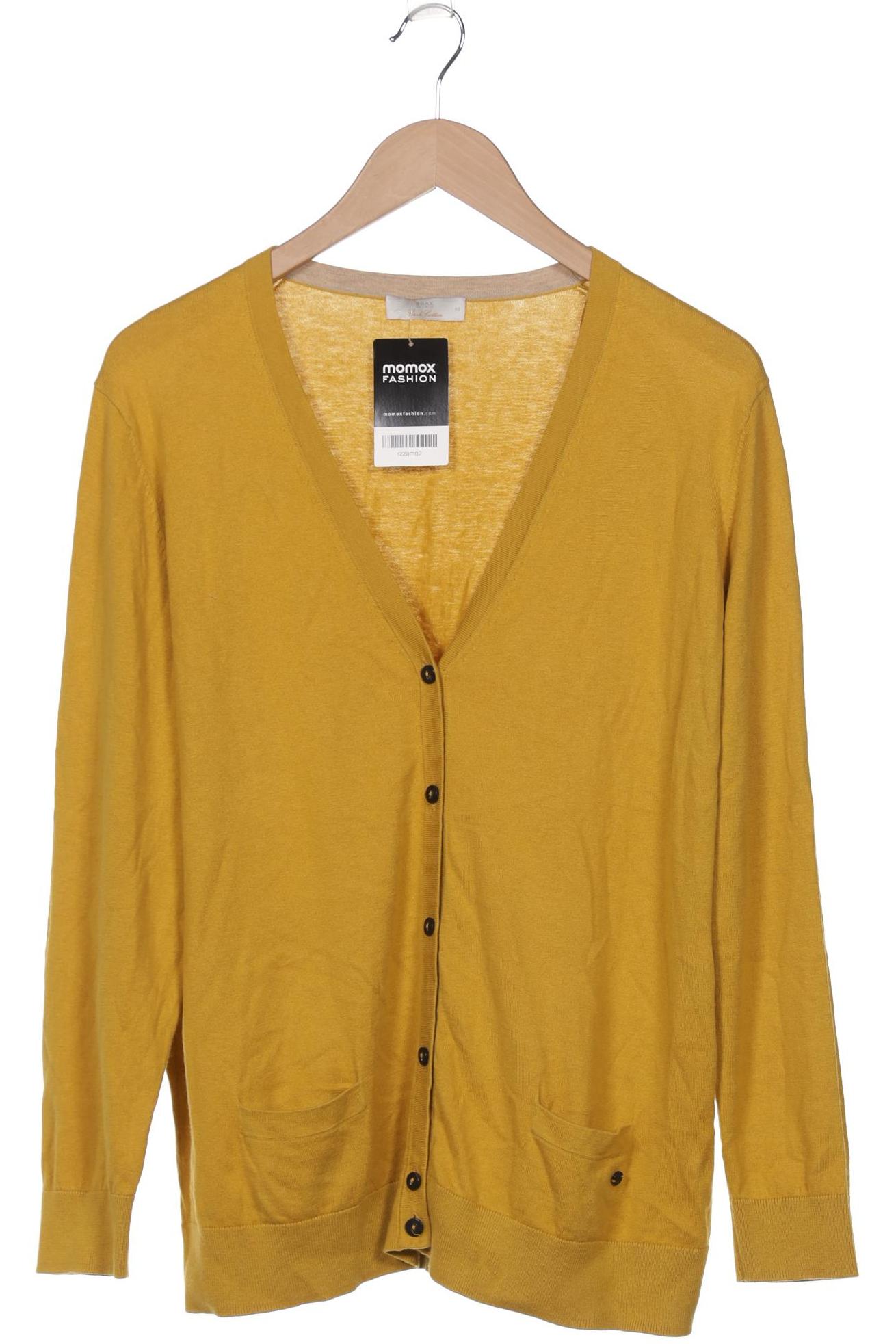 

Brax Damen Strickjacke, gelb, Gr. 48