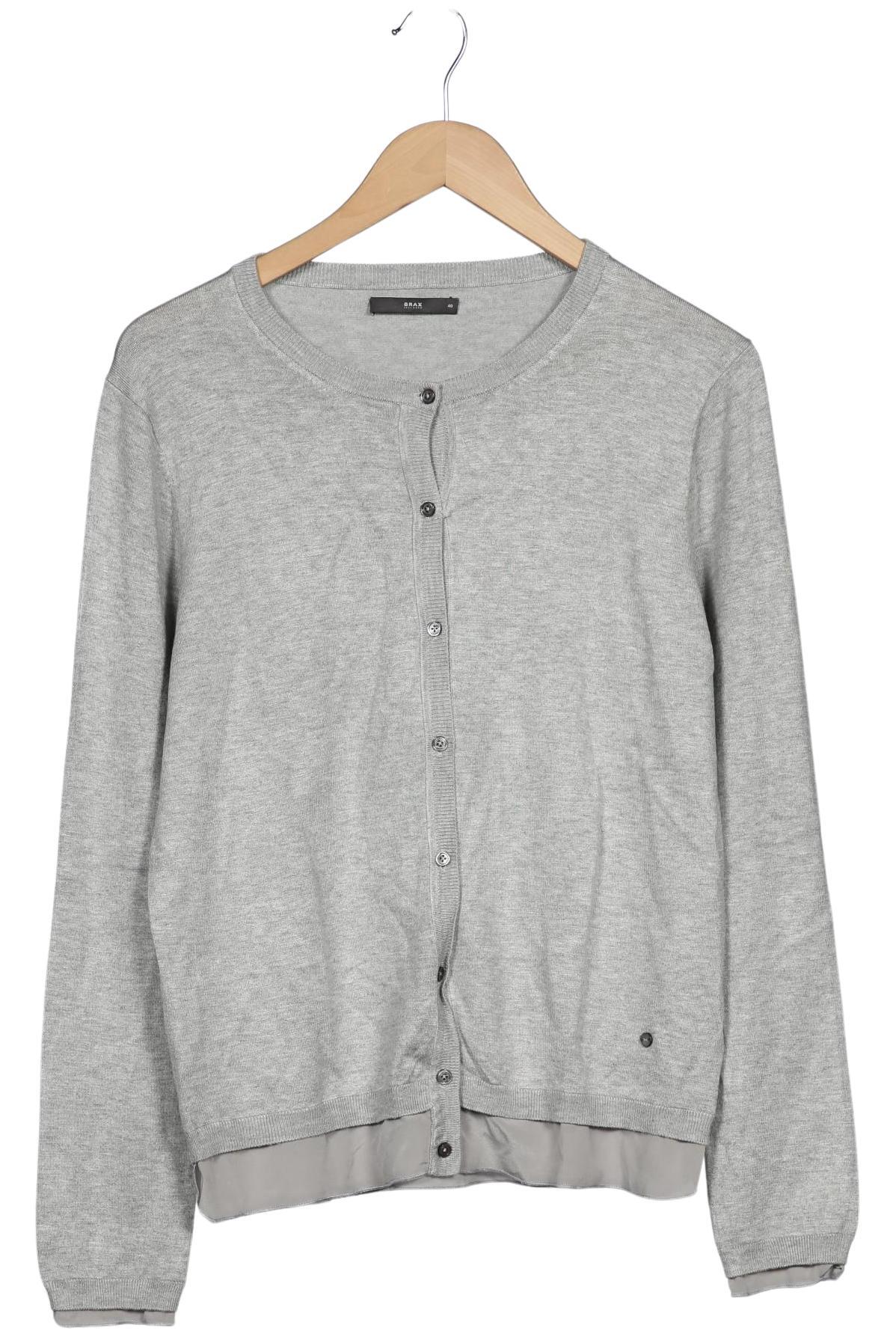 

Brax Damen Strickjacke, grau, Gr. 40