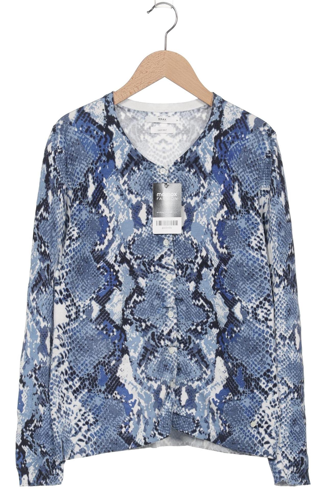 

Brax Damen Strickjacke, blau, Gr. 34