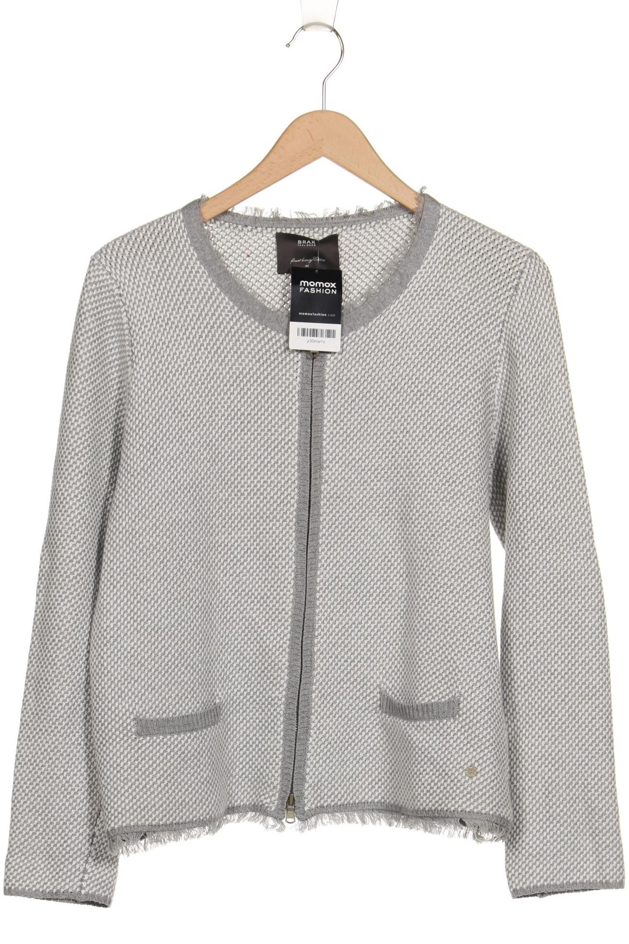 

Brax Damen Strickjacke, grau, Gr. 44