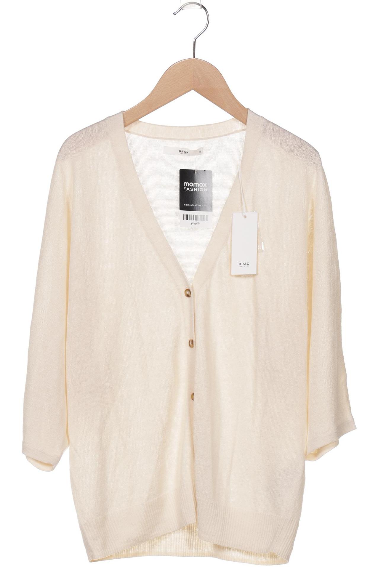 

Brax Damen Strickjacke, cremeweiß, Gr. 38