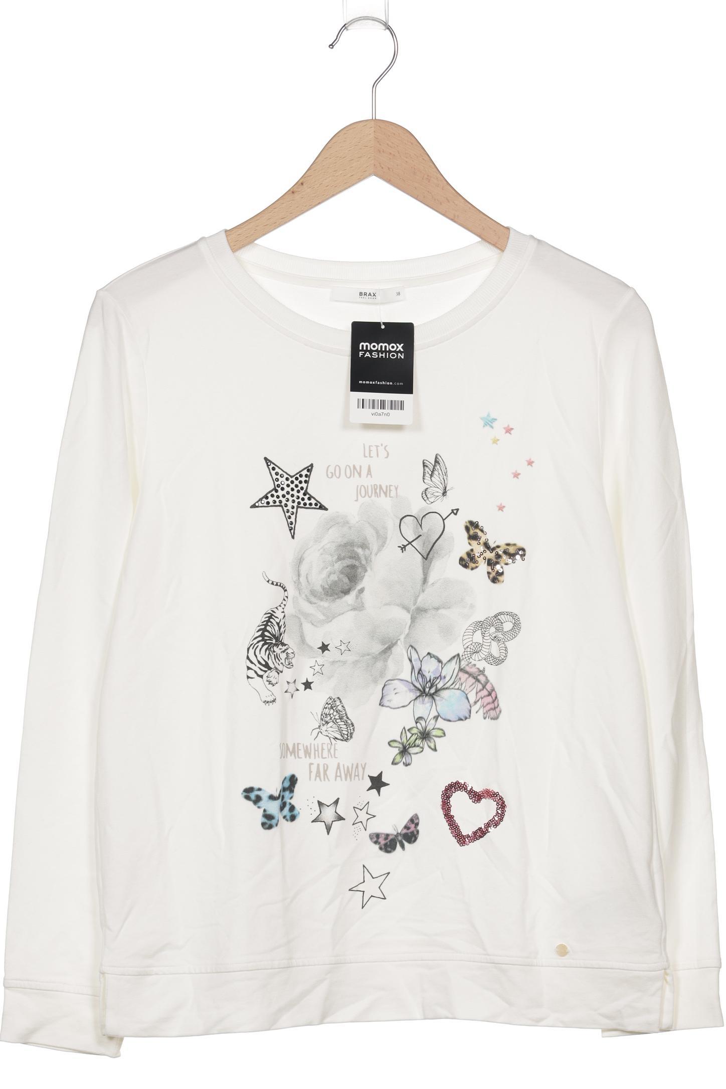 

Brax Damen Sweatshirt, weiß, Gr. 38