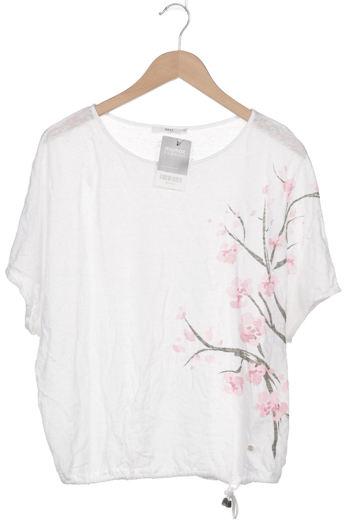 

Brax Damen T-Shirt, weiß, Gr. 38