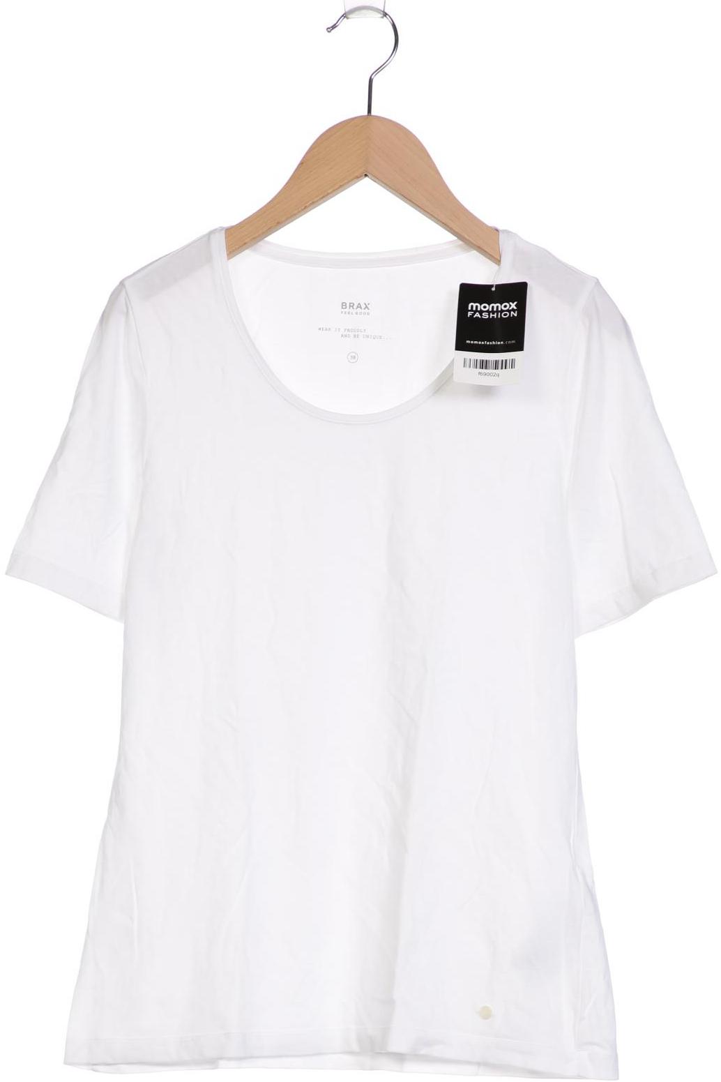 

Brax Damen T-Shirt, weiß, Gr. 38