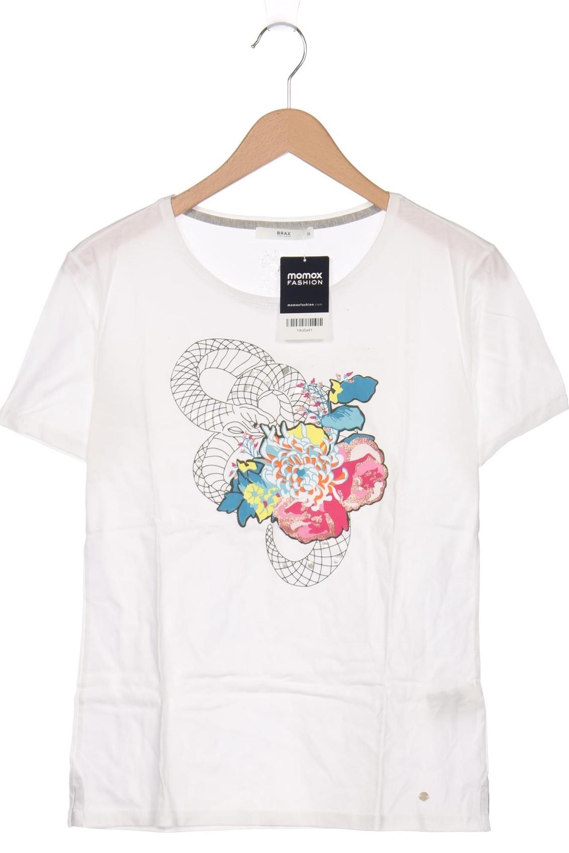 

Brax Damen T-Shirt, weiß, Gr. 38
