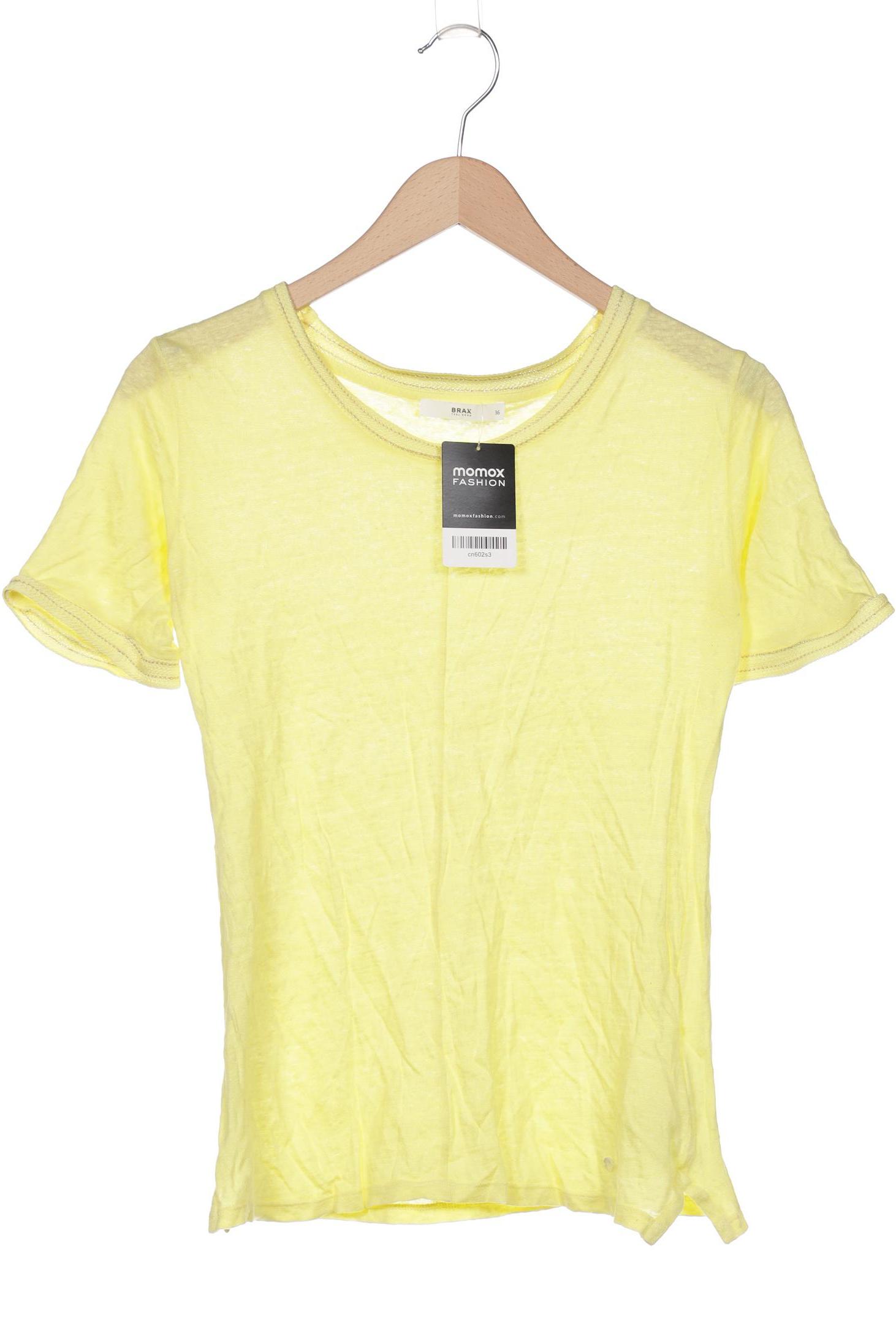 

Brax Damen T-Shirt, gelb, Gr. 36