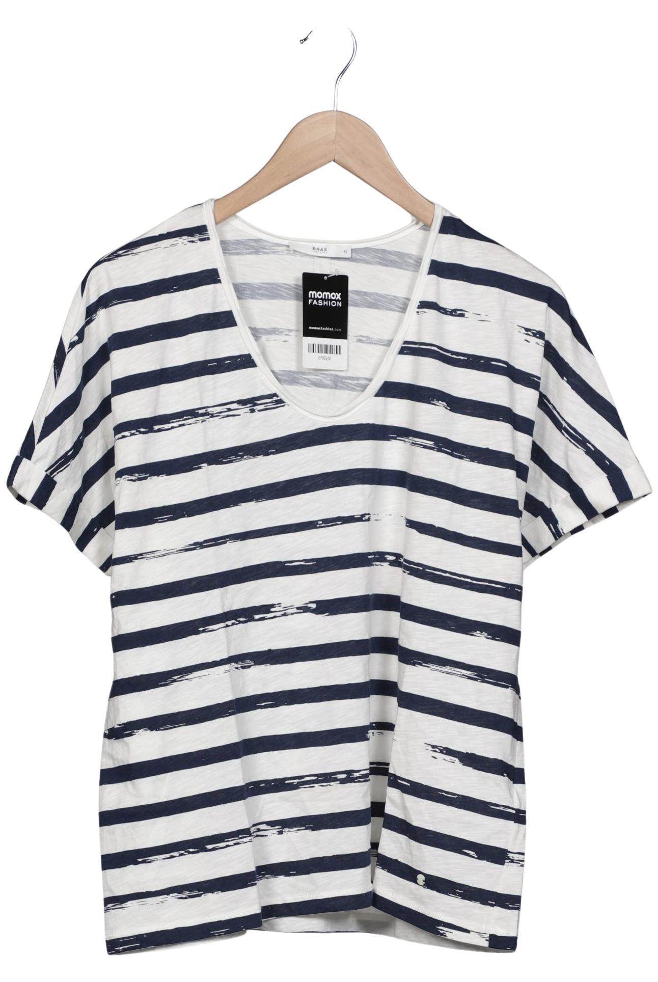 

Brax Damen T-Shirt, weiß, Gr. 42
