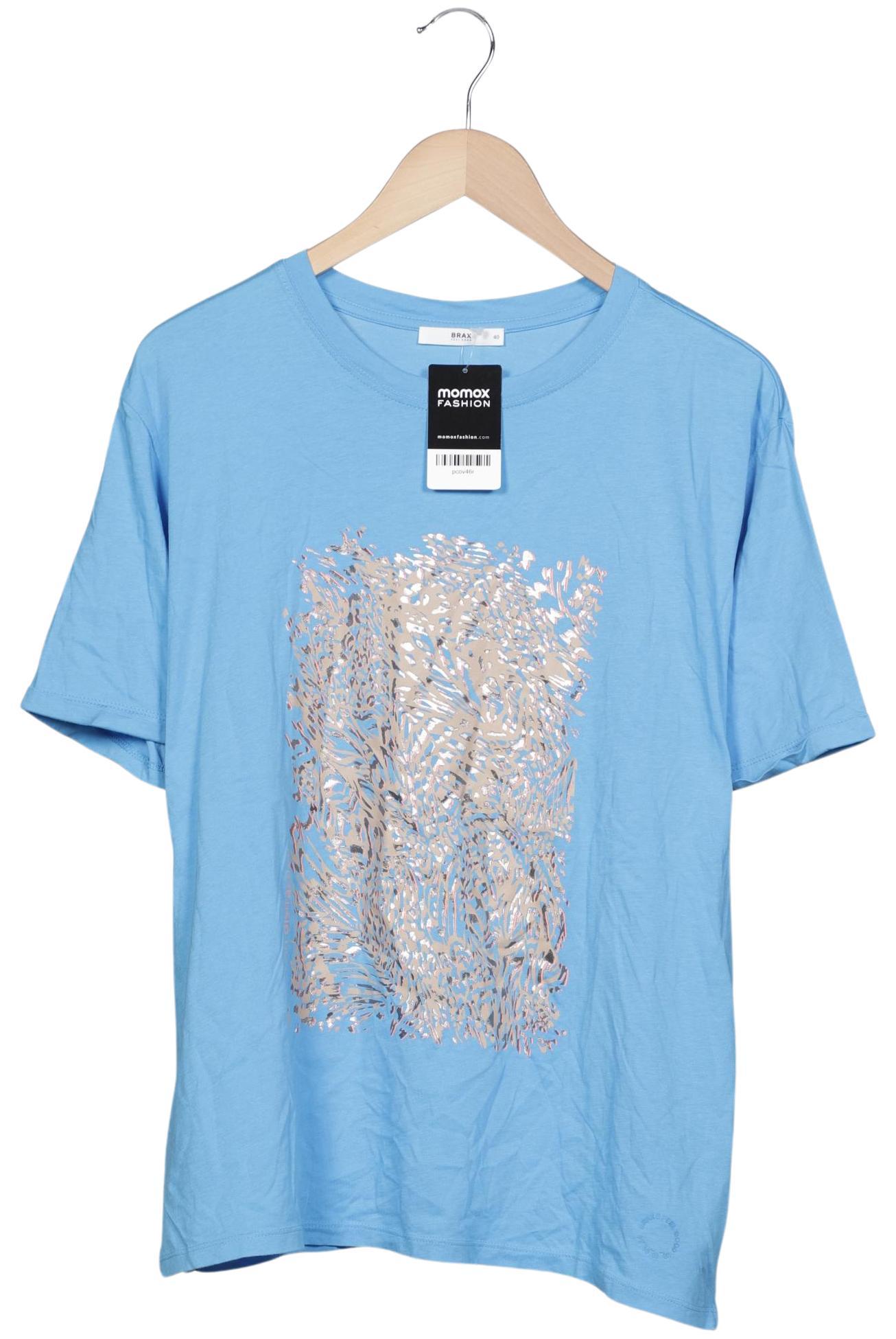 

Brax Damen T-Shirt, blau, Gr. 40