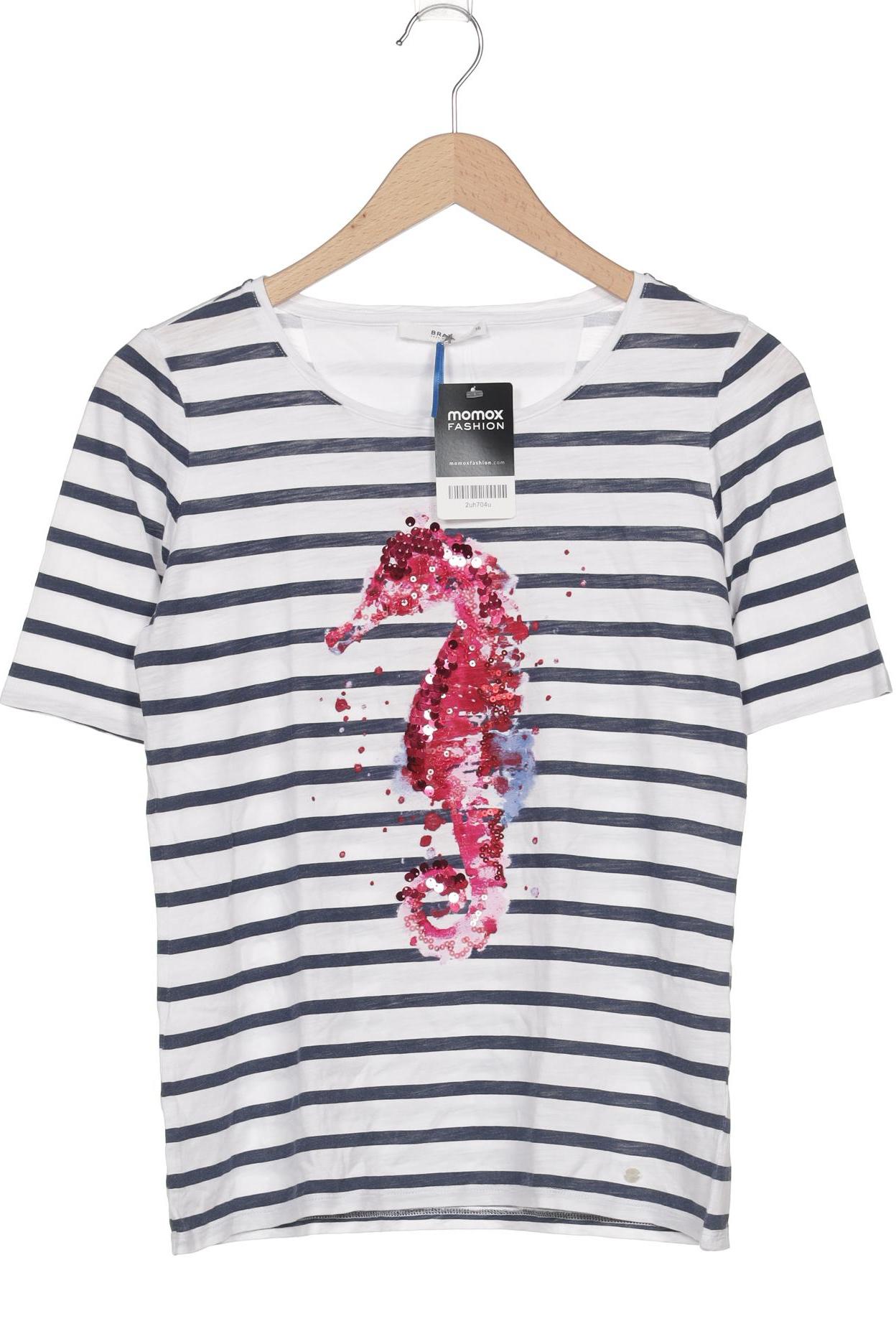 

Brax Damen T-Shirt, weiß, Gr. 36