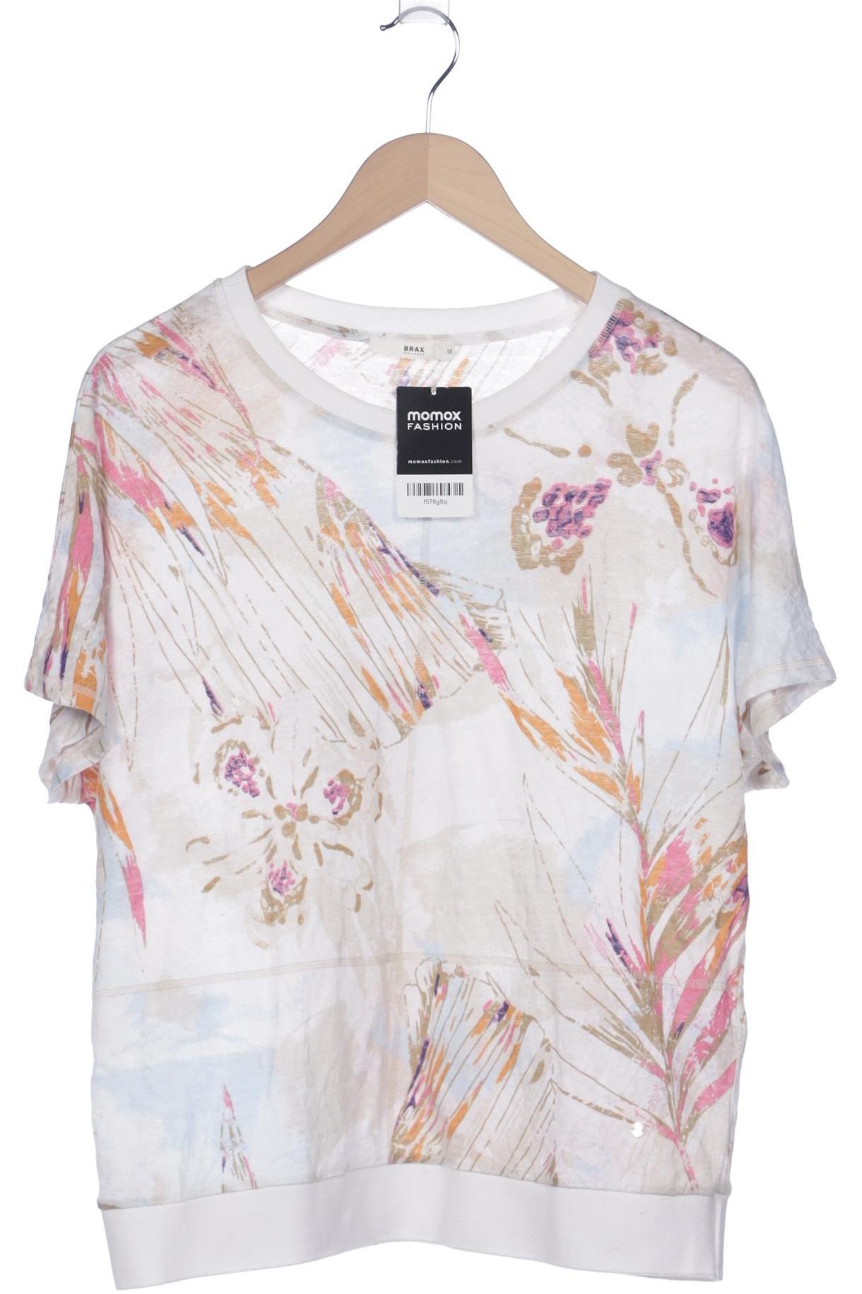 

Brax Damen T-Shirt, cremeweiß, Gr. 38