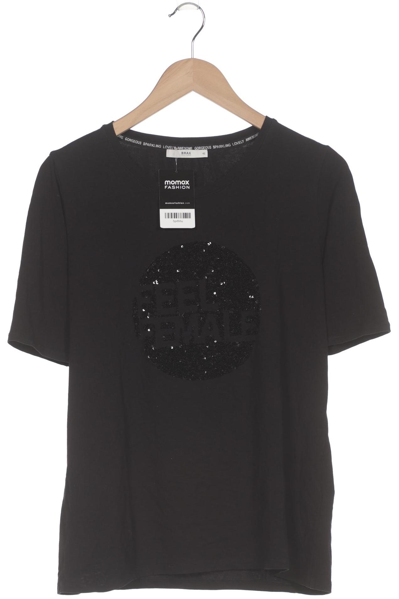 

Brax Damen T-Shirt, schwarz, Gr. 42