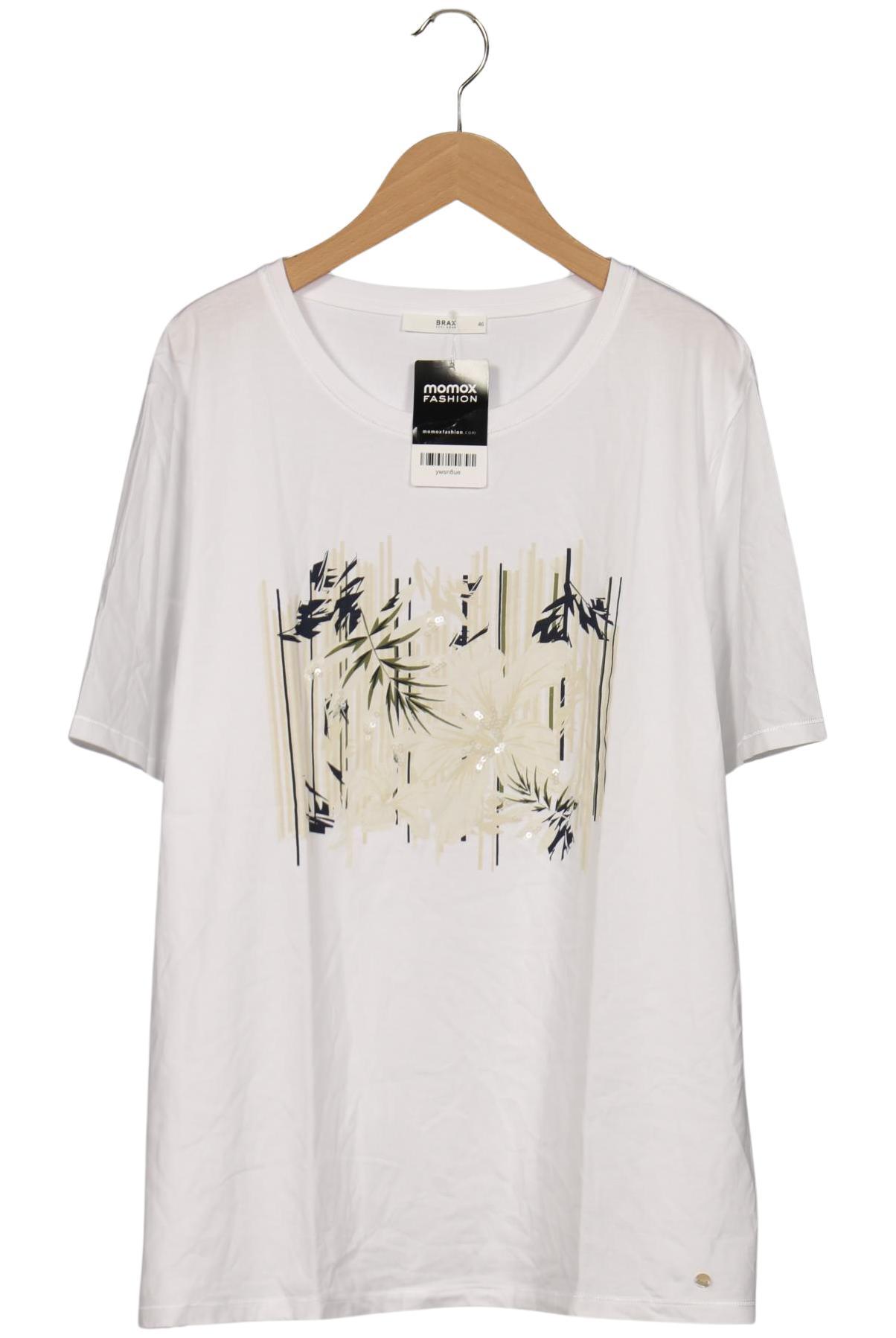 

Brax Damen T-Shirt, weiß, Gr. 46