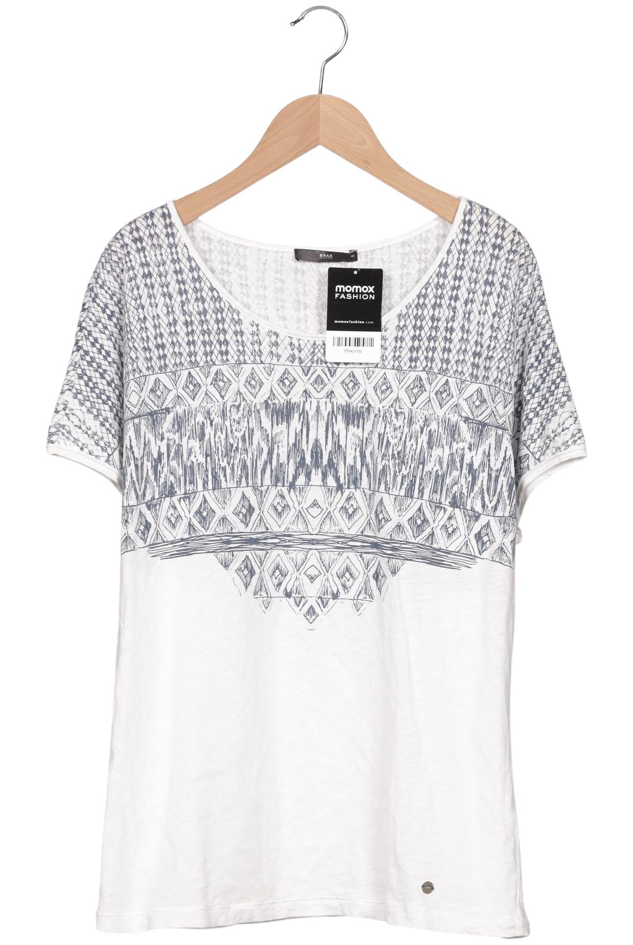 

Brax Damen T-Shirt, weiß, Gr. 40