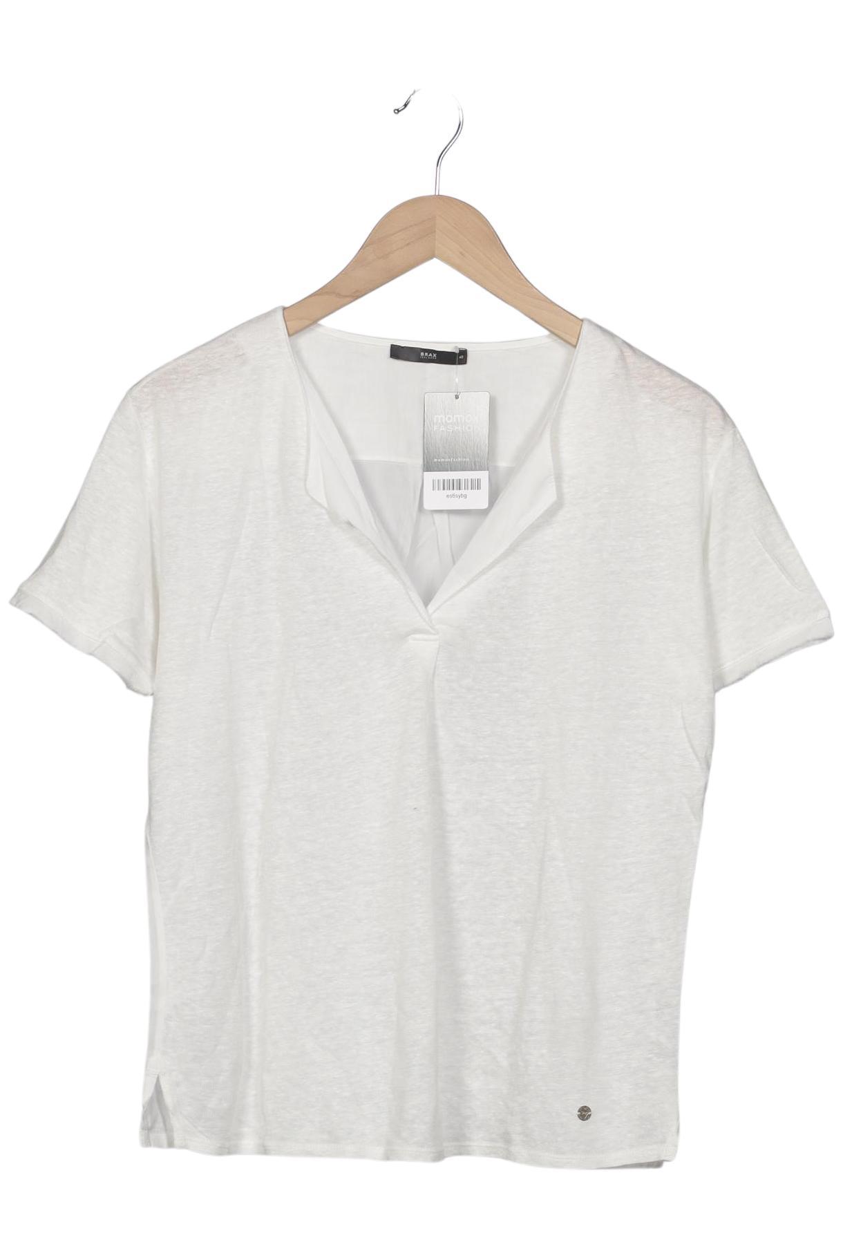 

Brax Damen T-Shirt, cremeweiß, Gr. 40