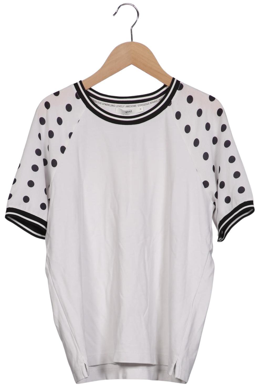 

Brax Damen T-Shirt, weiß, Gr. 36