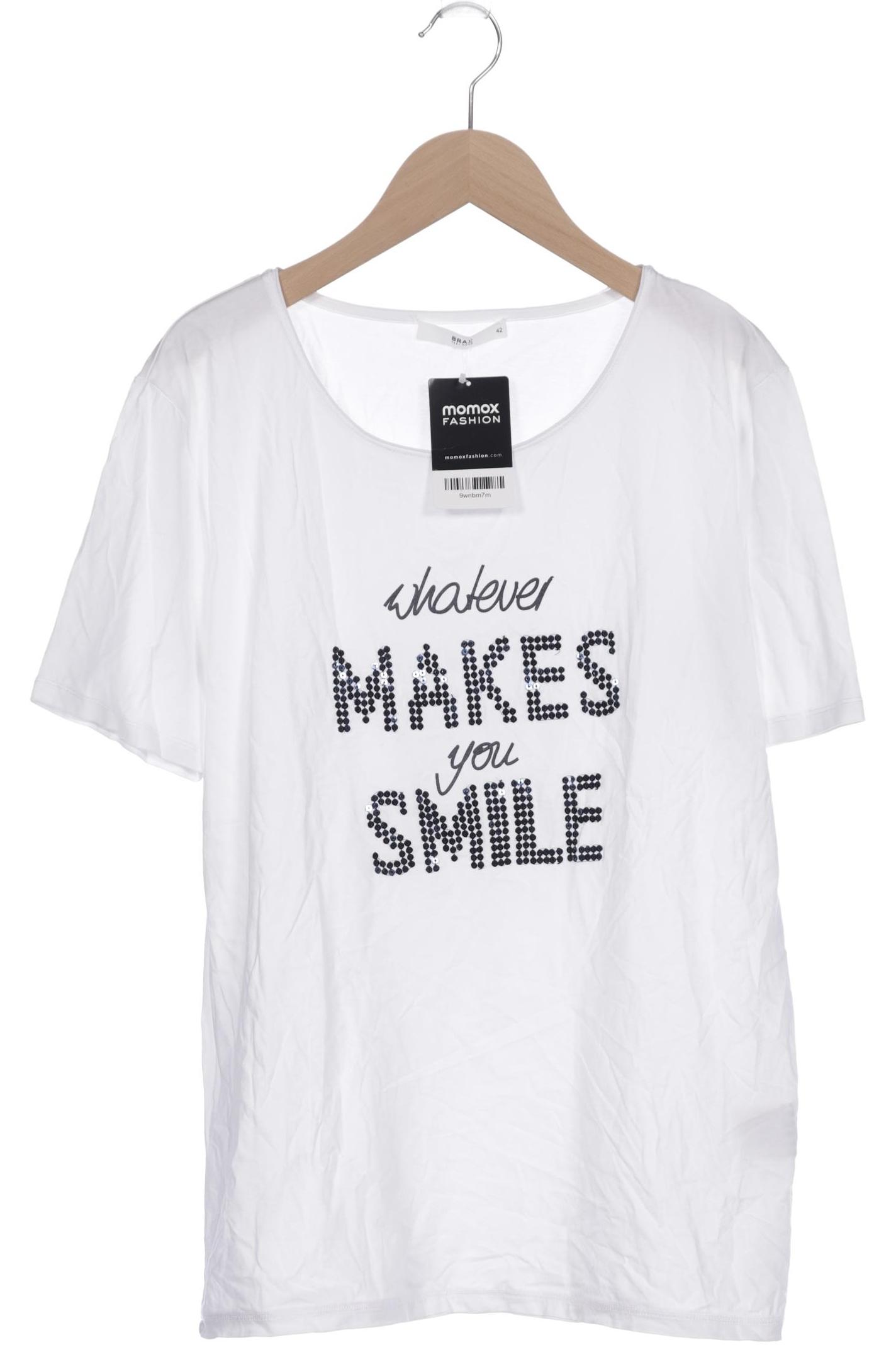 

Brax Damen T-Shirt, weiß, Gr. 42
