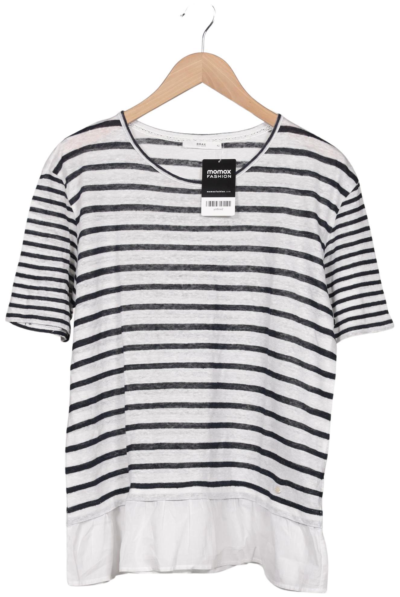 

Brax Damen T-Shirt, weiß, Gr. 42