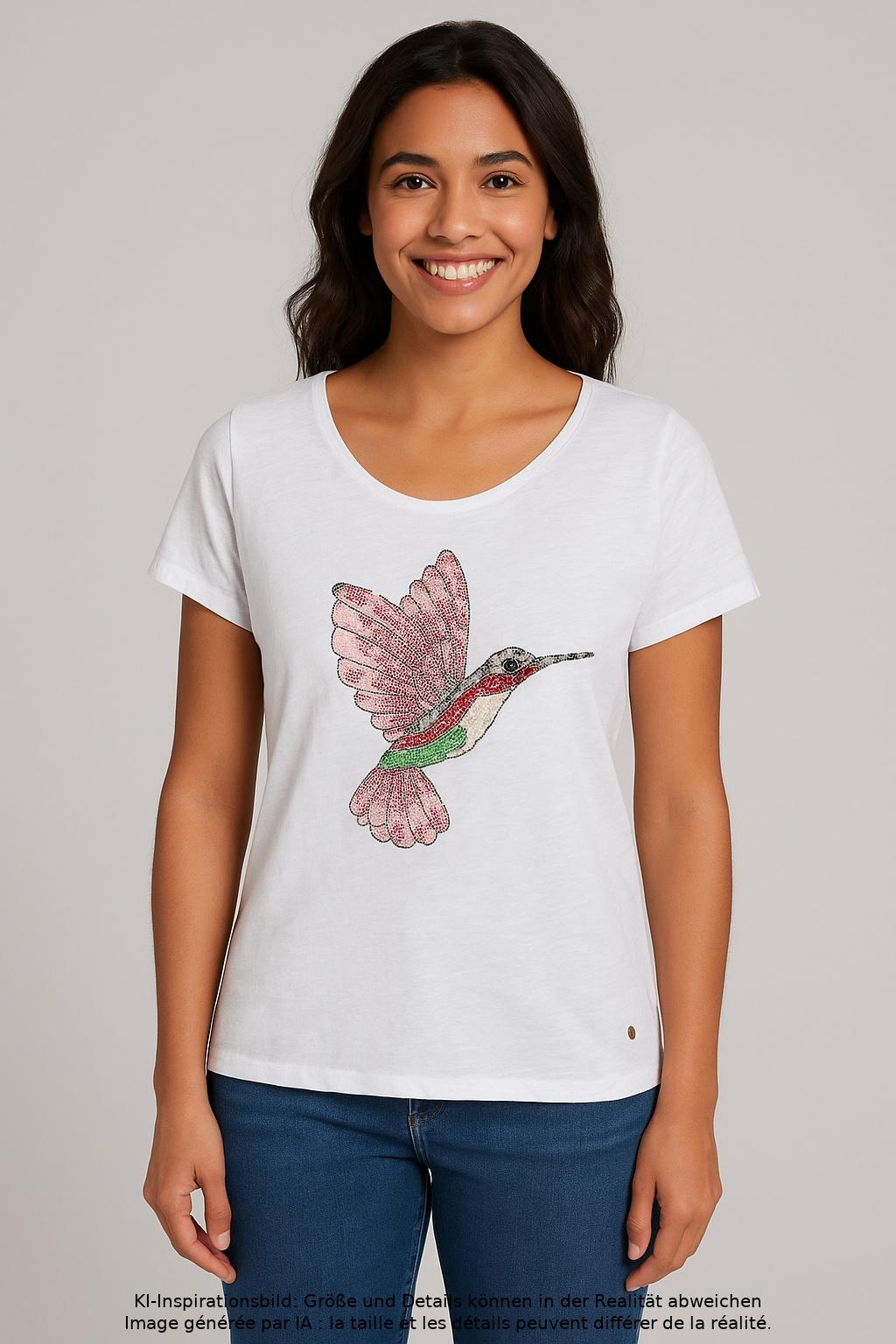 

Brax Damen T-Shirt, weiß, Gr. 38