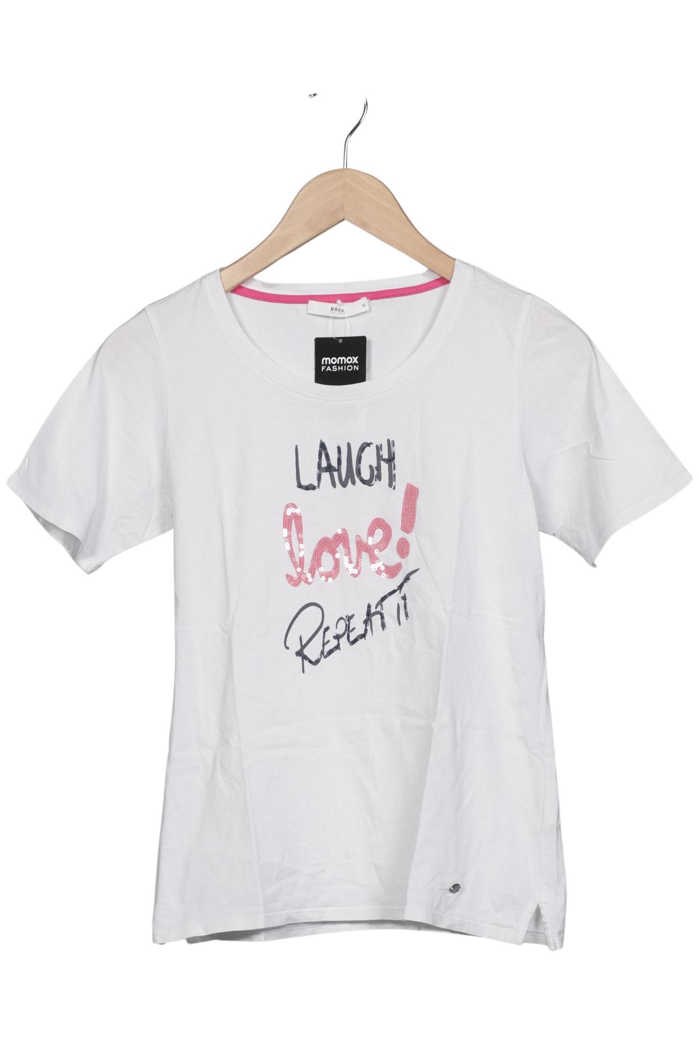 

Brax Damen T-Shirt, weiß, Gr. 36