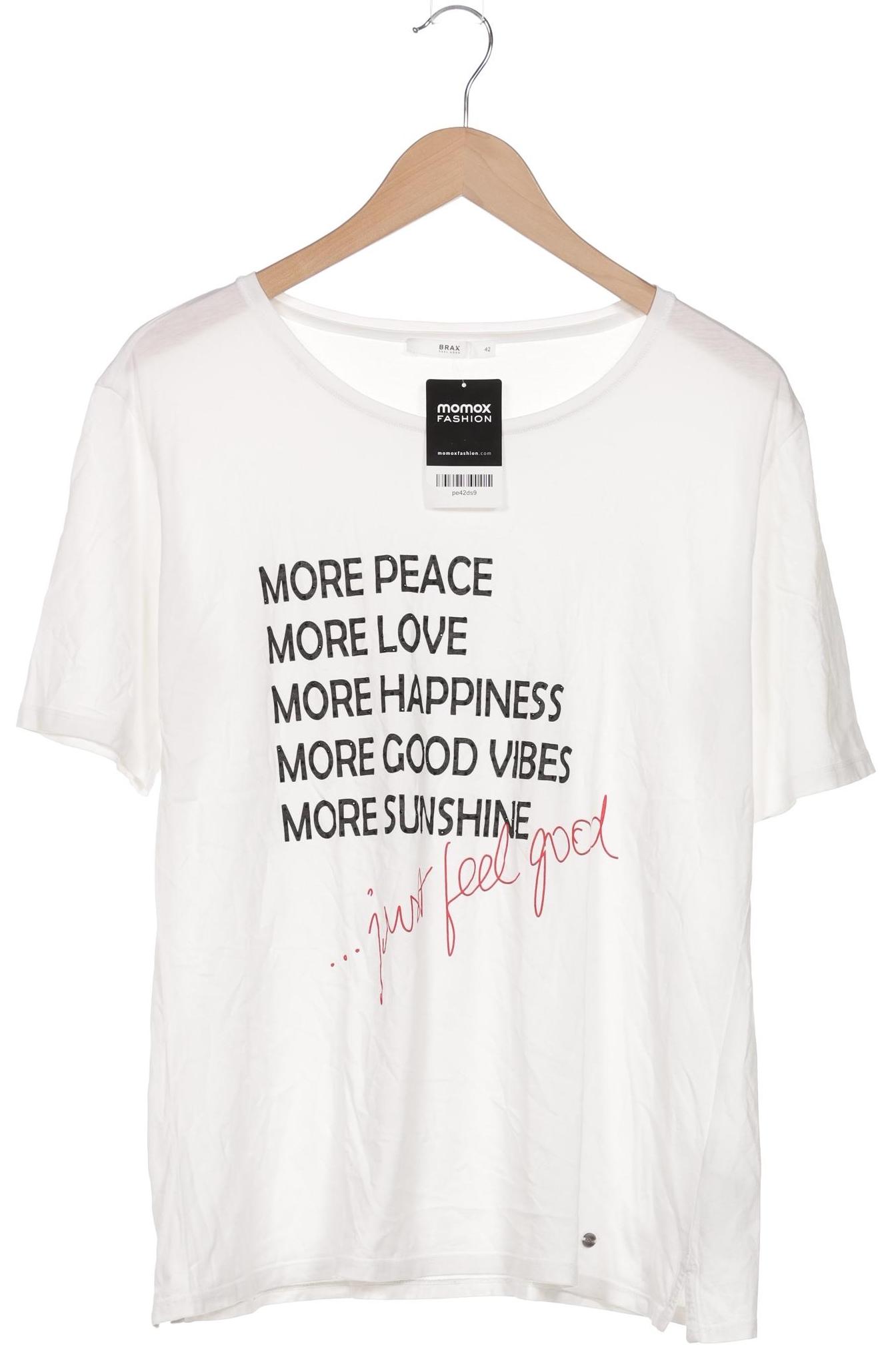 

Brax Damen T-Shirt, weiß, Gr. 42