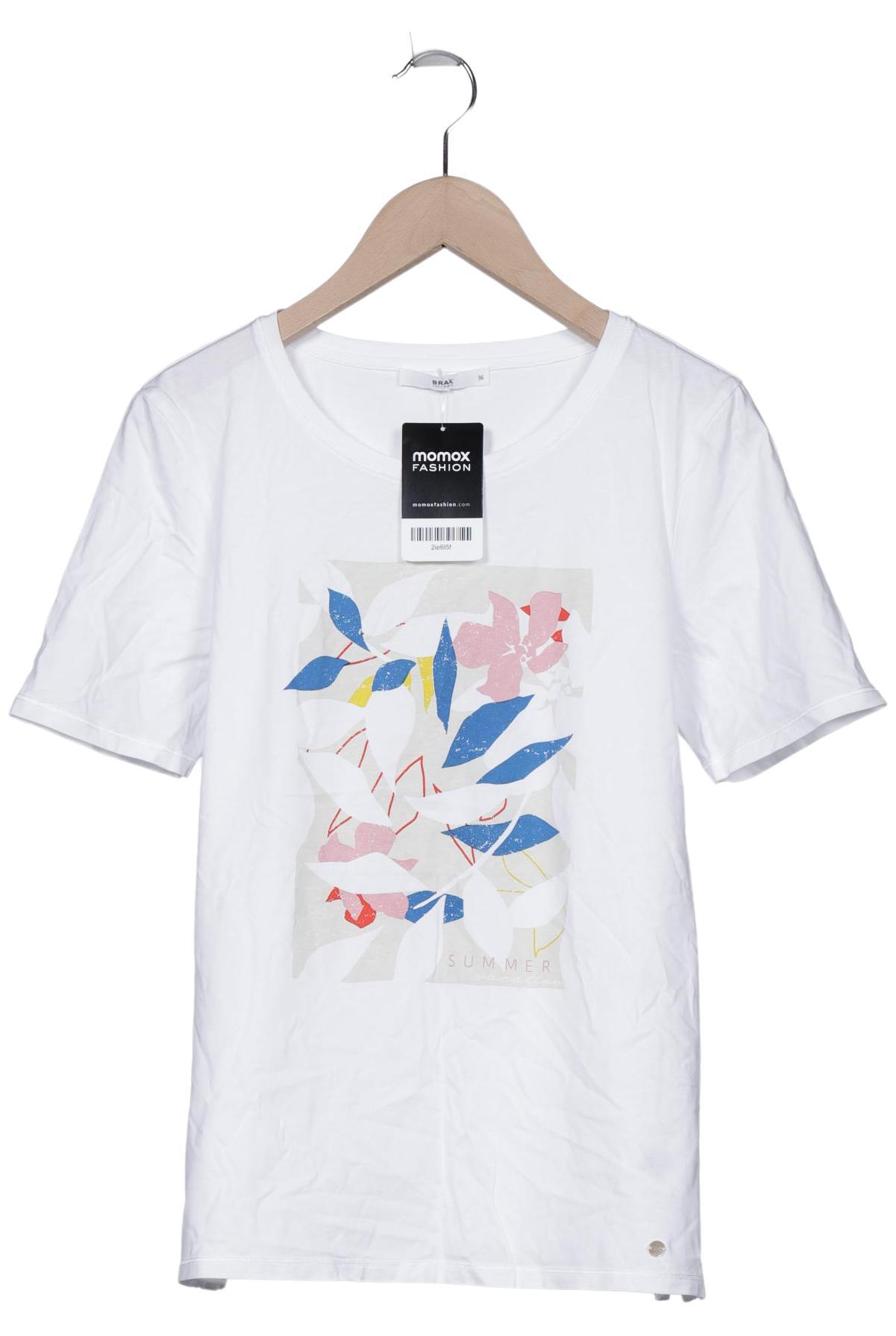 

Brax Damen T-Shirt, weiß, Gr. 36