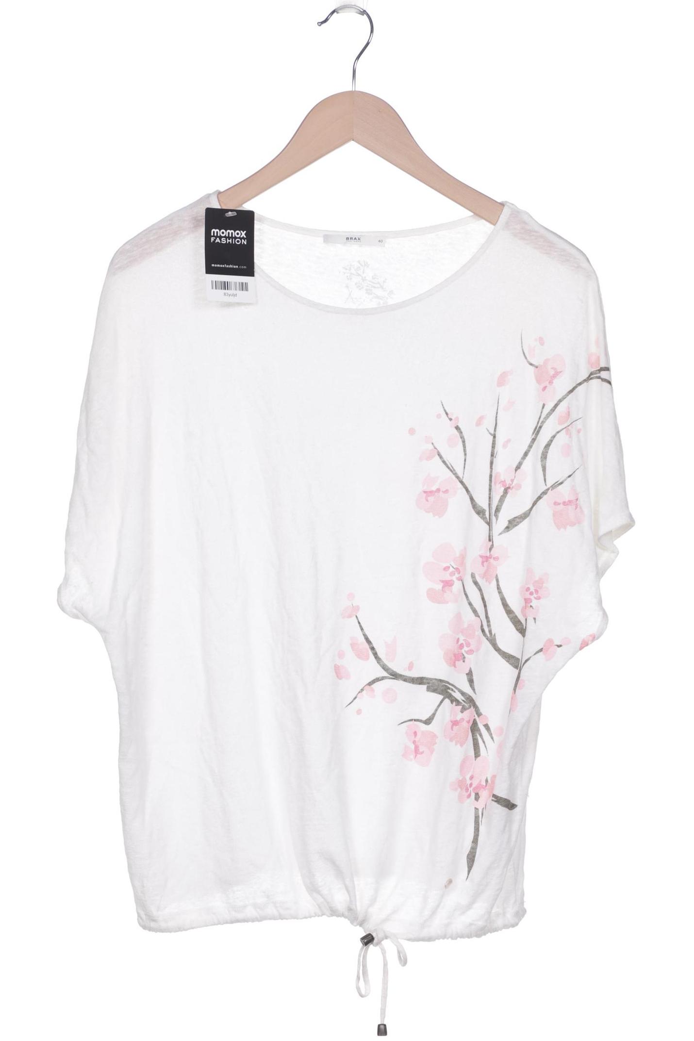 

Brax Damen T-Shirt, cremeweiß, Gr. 40