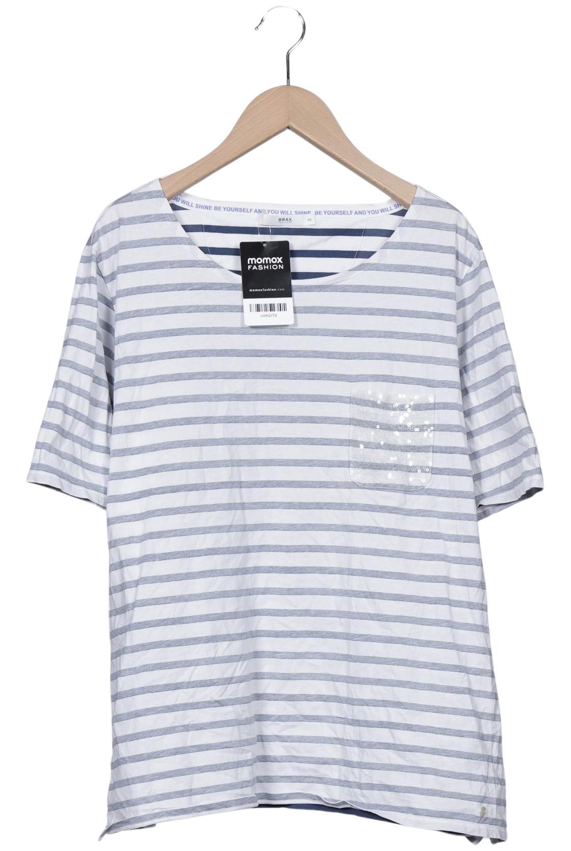 

Brax Damen T-Shirt, weiß, Gr. 46