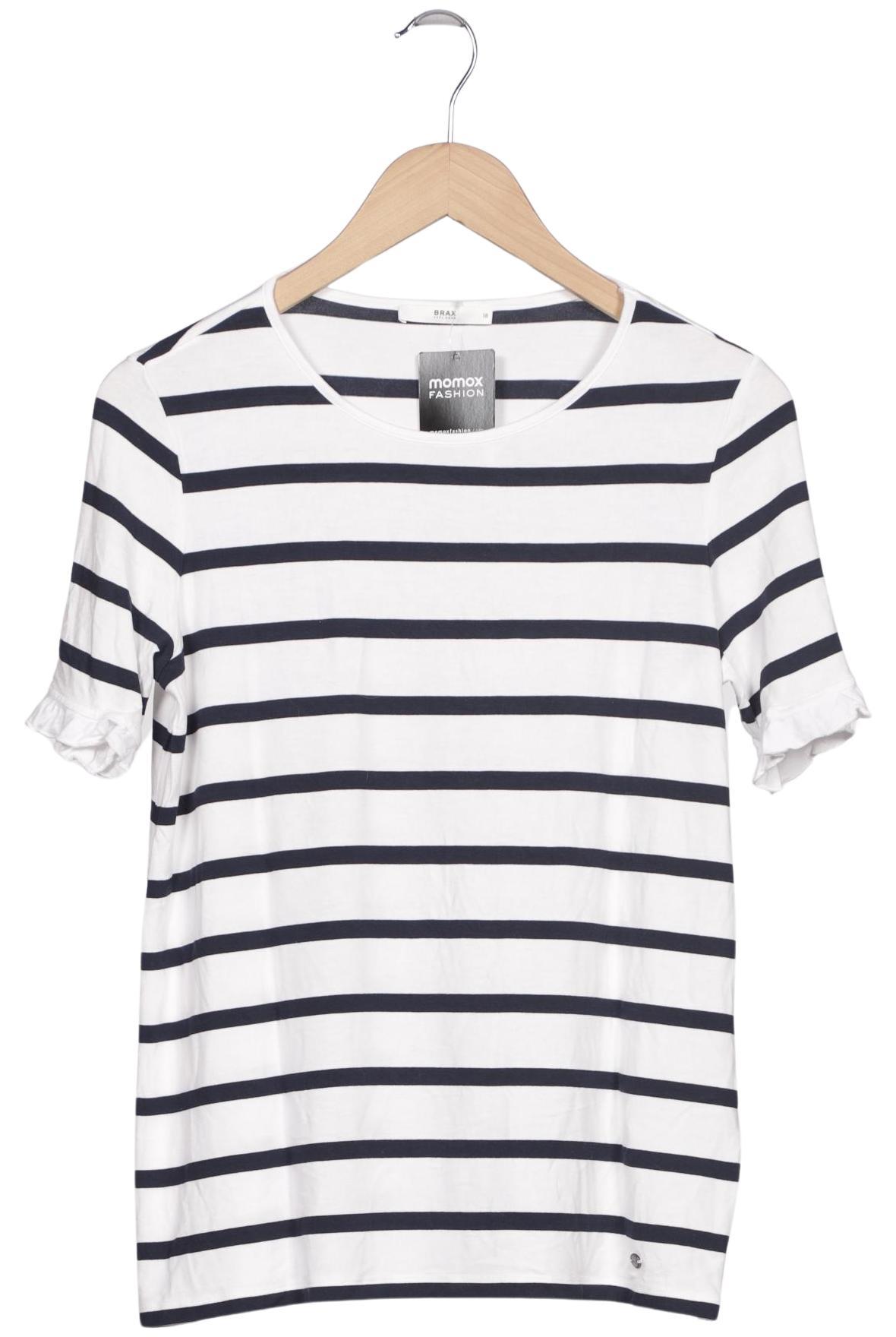 

Brax Damen T-Shirt, weiß, Gr. 38