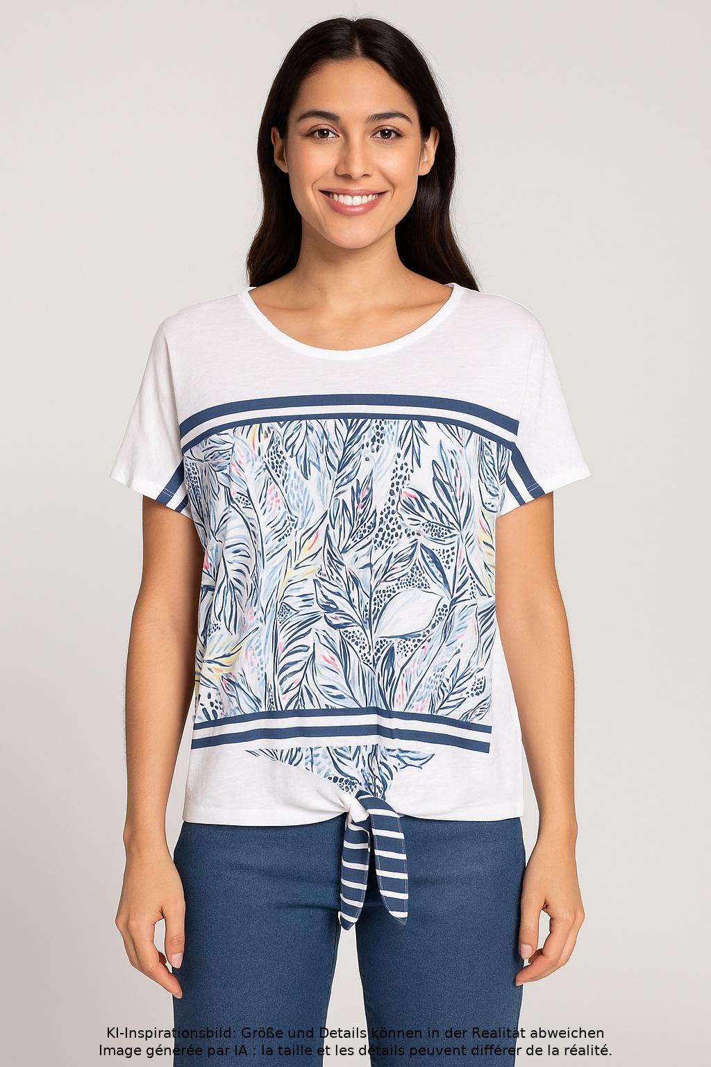 

Brax Damen T-Shirt, weiß, Gr. 38