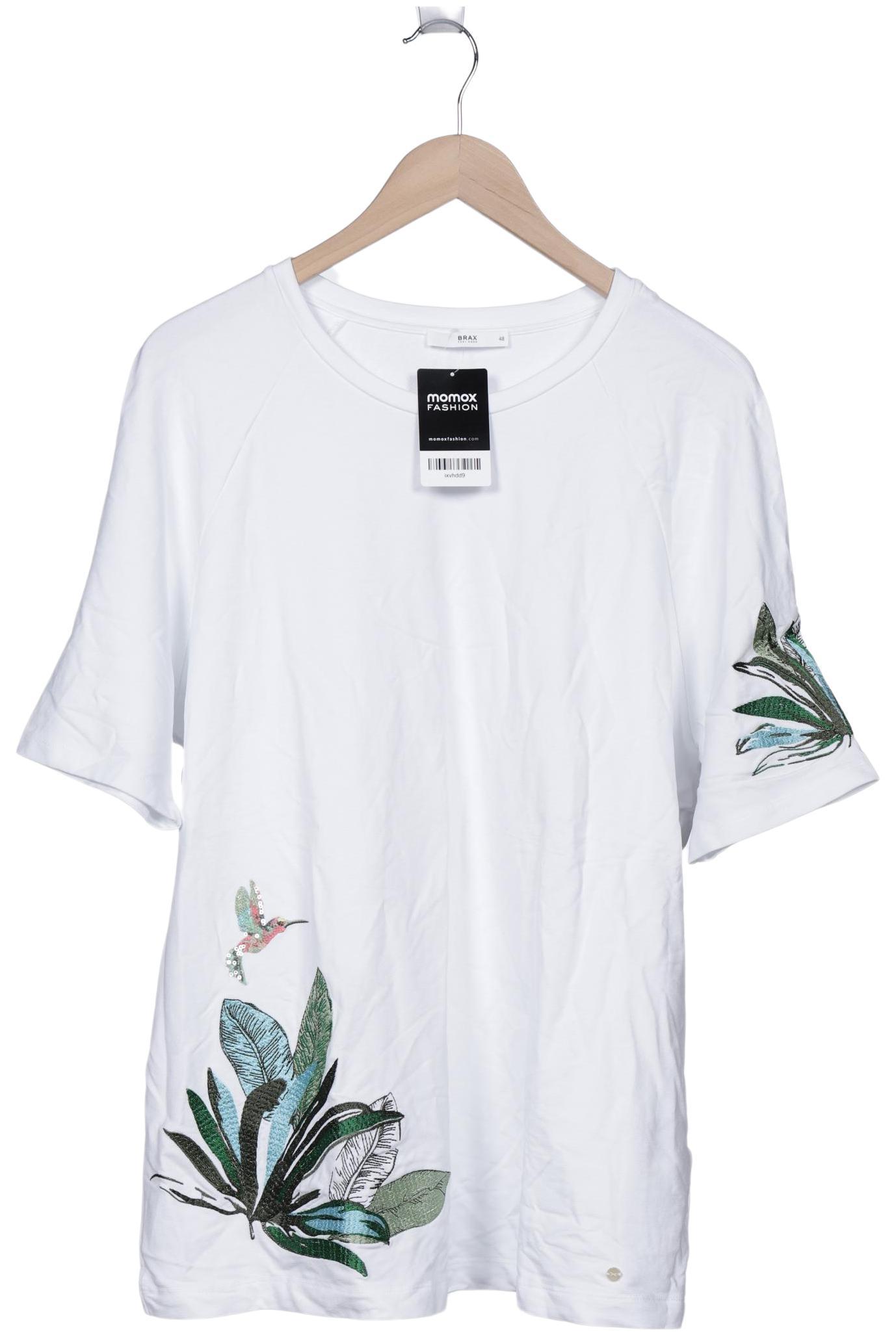 

Brax Damen T-Shirt, weiß, Gr. 48