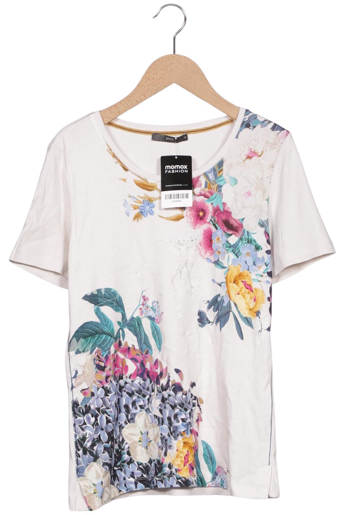 

Brax Damen T-Shirt, cremeweiß, Gr. 38