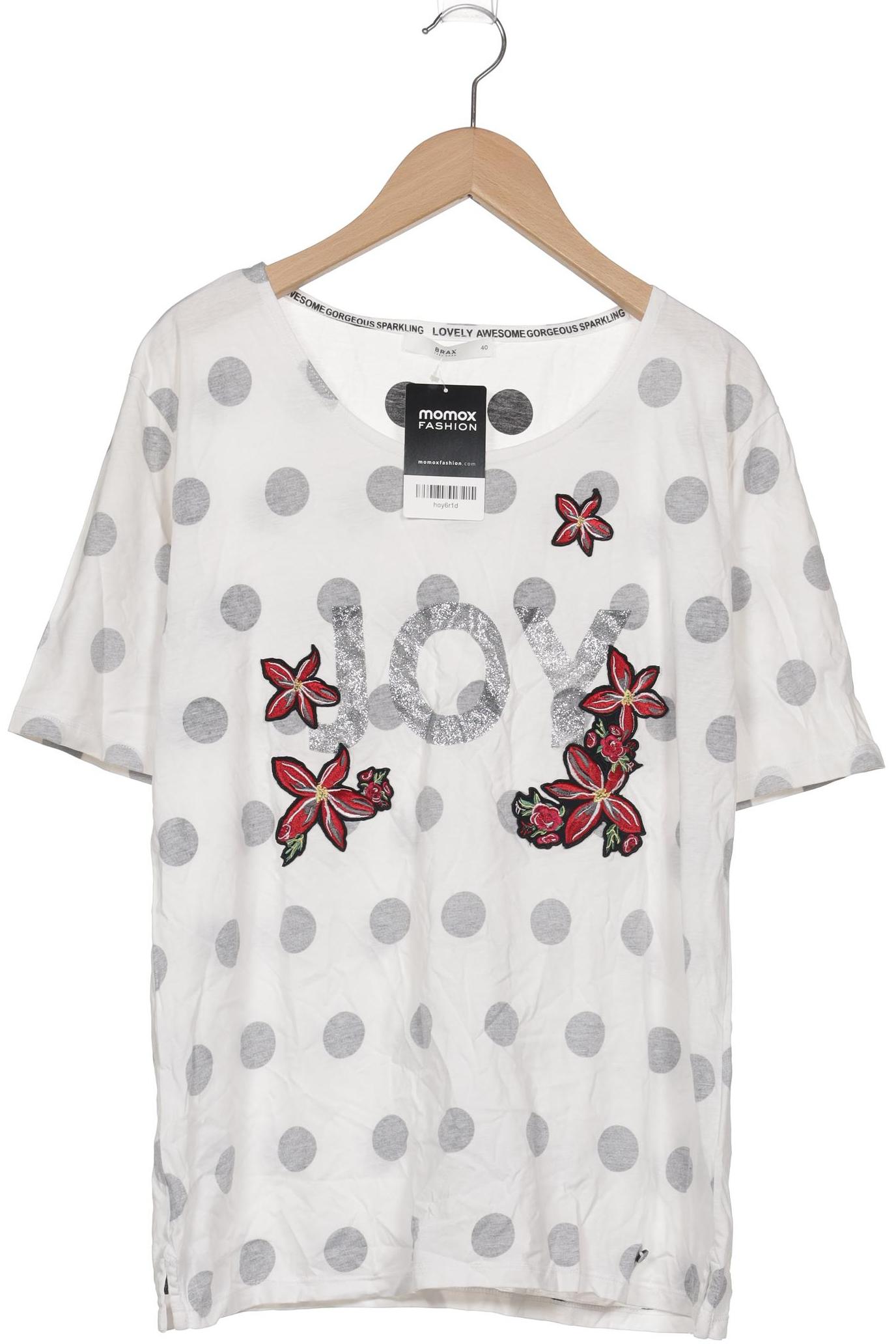 

Brax Damen T-Shirt, weiß, Gr. 40