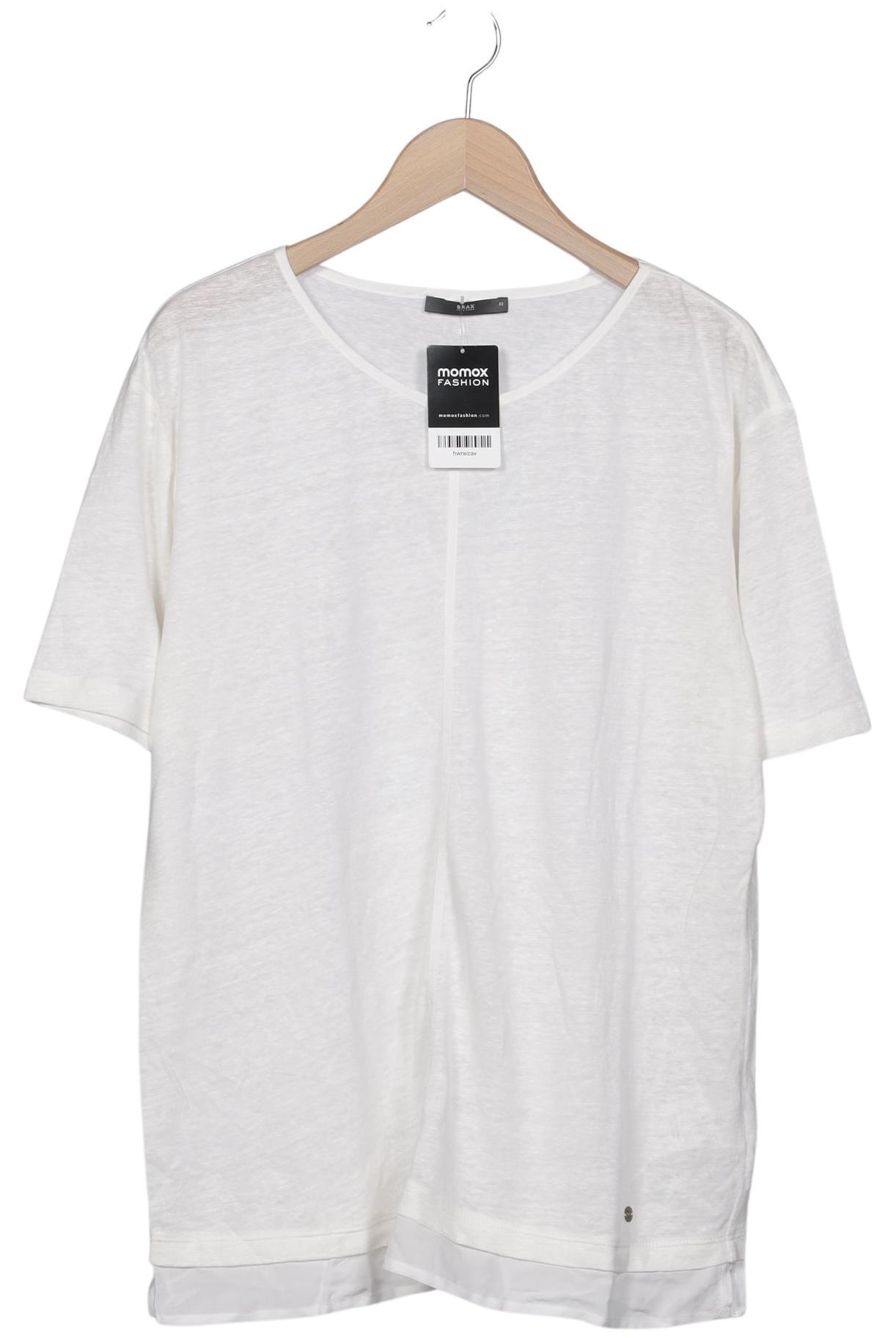 

Brax Damen T-Shirt, cremeweiß, Gr. 42