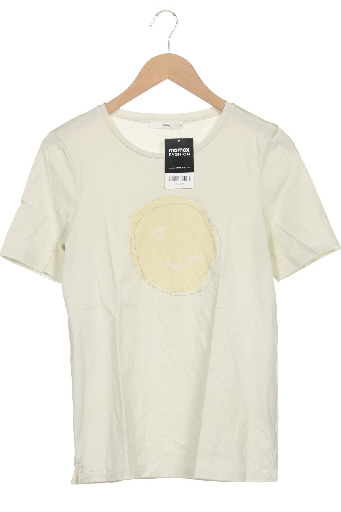 

Brax Damen T-Shirt, cremeweiß, Gr. 38