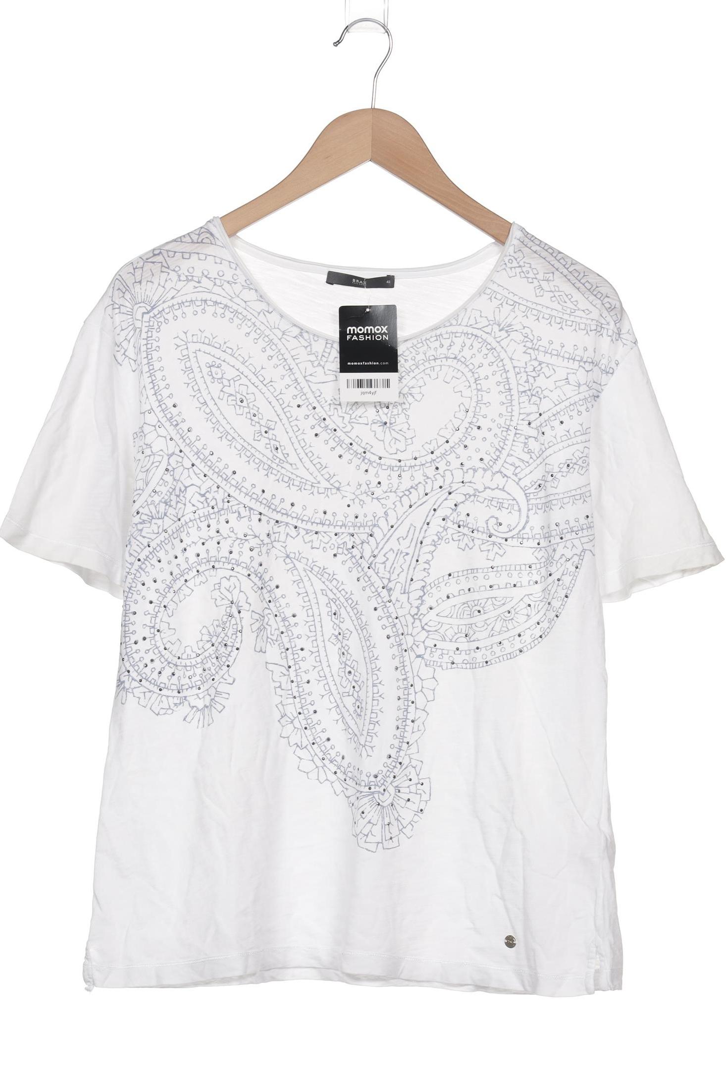 

Brax Damen T-Shirt, weiß, Gr. 42