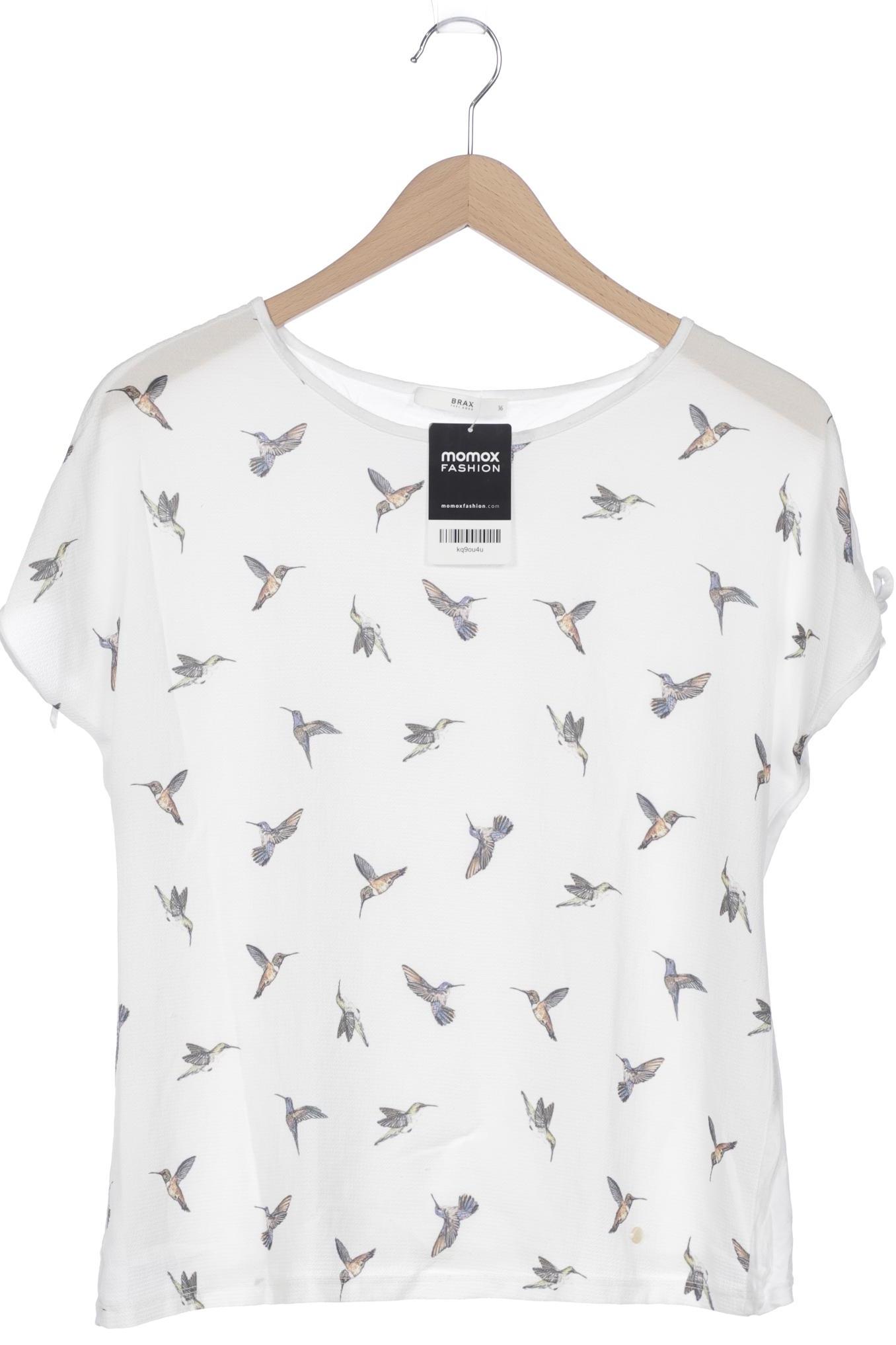 

Brax Damen T-Shirt, weiß, Gr. 36