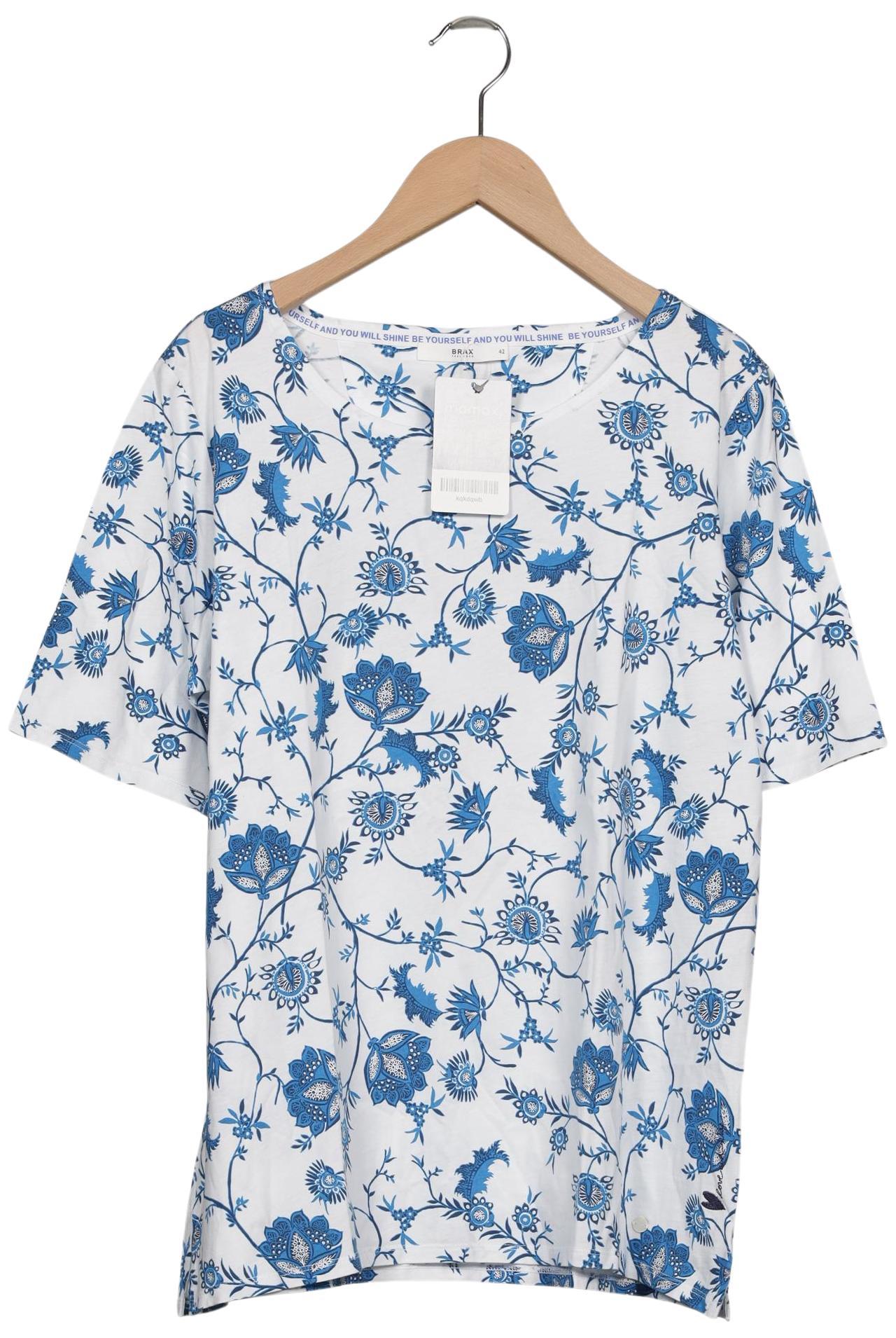 

Brax Damen T-Shirt, blau, Gr. 42