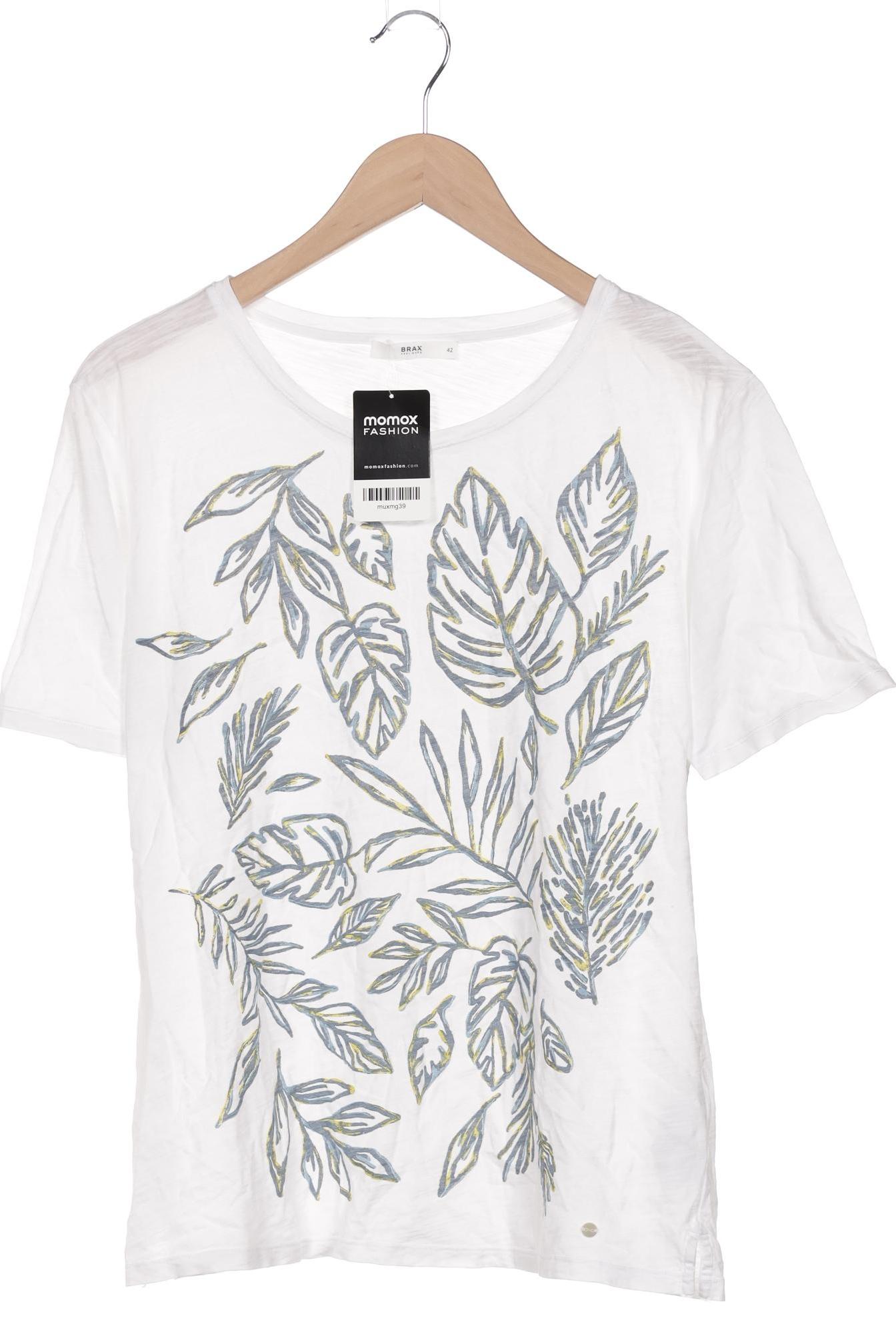 

Brax Damen T-Shirt, weiß, Gr. 42