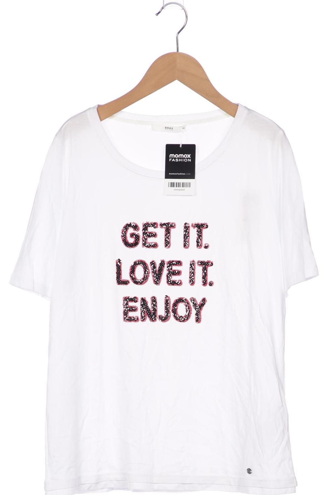 

Brax Damen T-Shirt, weiß, Gr. 40