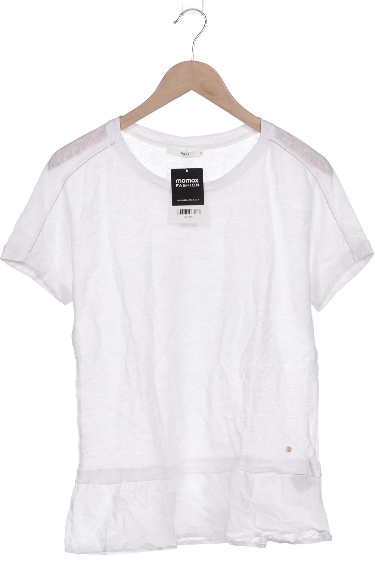 

Brax Damen T-Shirt, weiß, Gr. 38